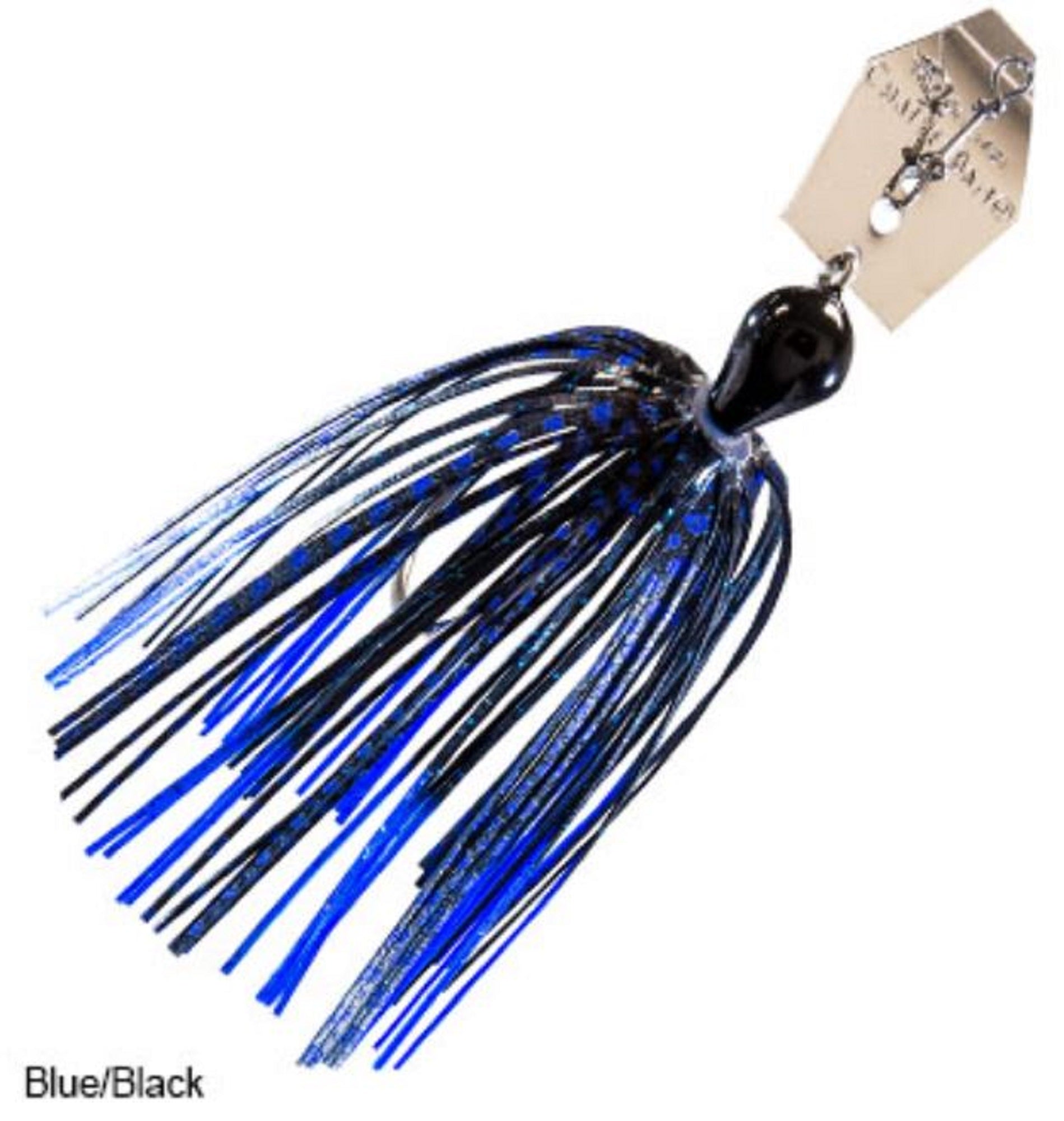 Zman Chatterbait 1/4 oz Sinking Lure Blue Black (0041)