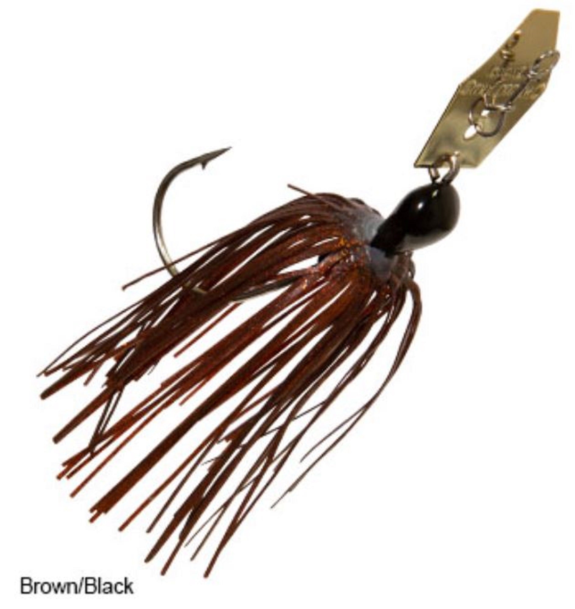 Zman Chatterbait 1/4 oz Sinking Lure Brown Black (0058)