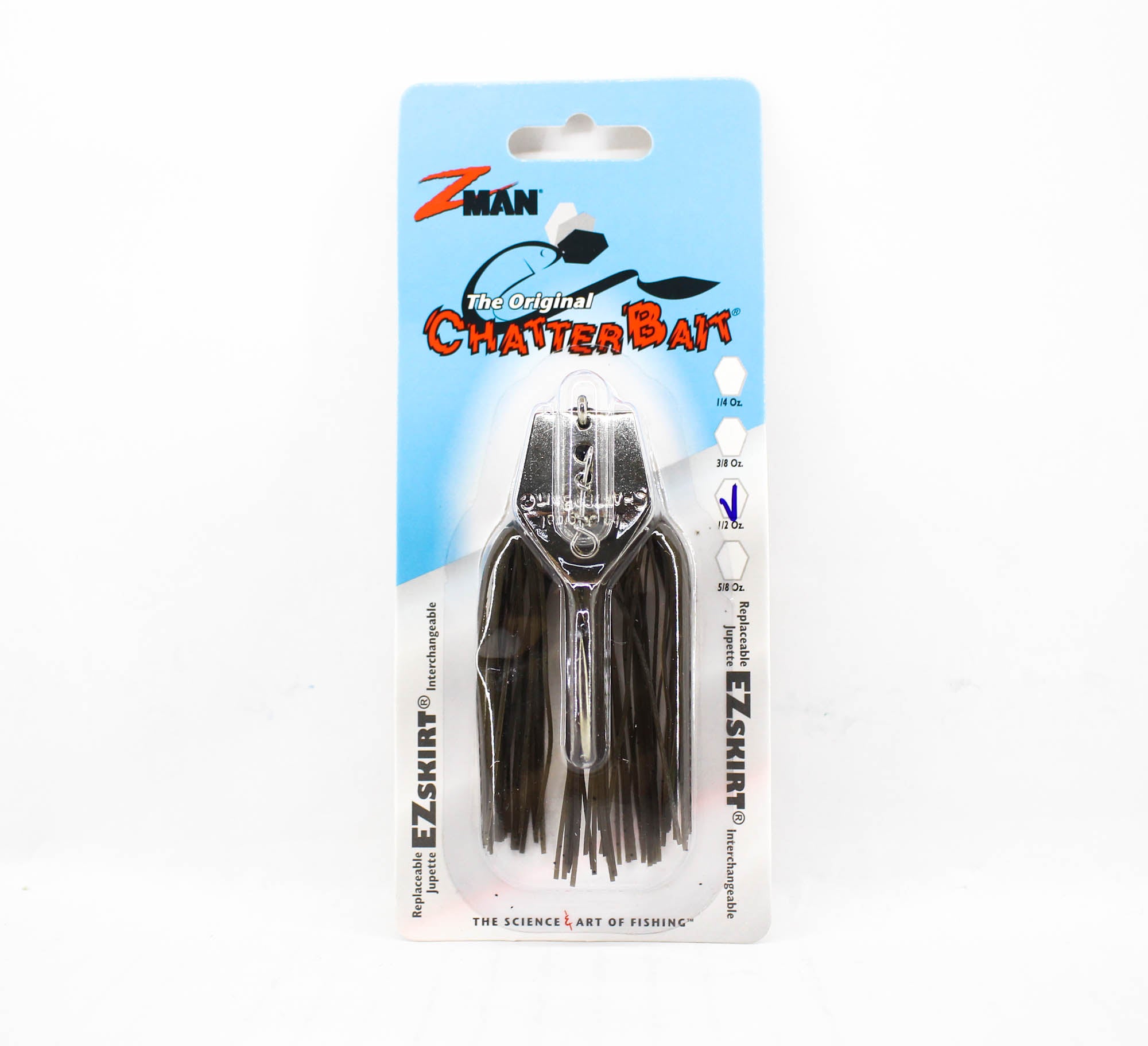 Zman Chatterbait 1/2 oz Sinking Lure Green Pumpkin (0201)