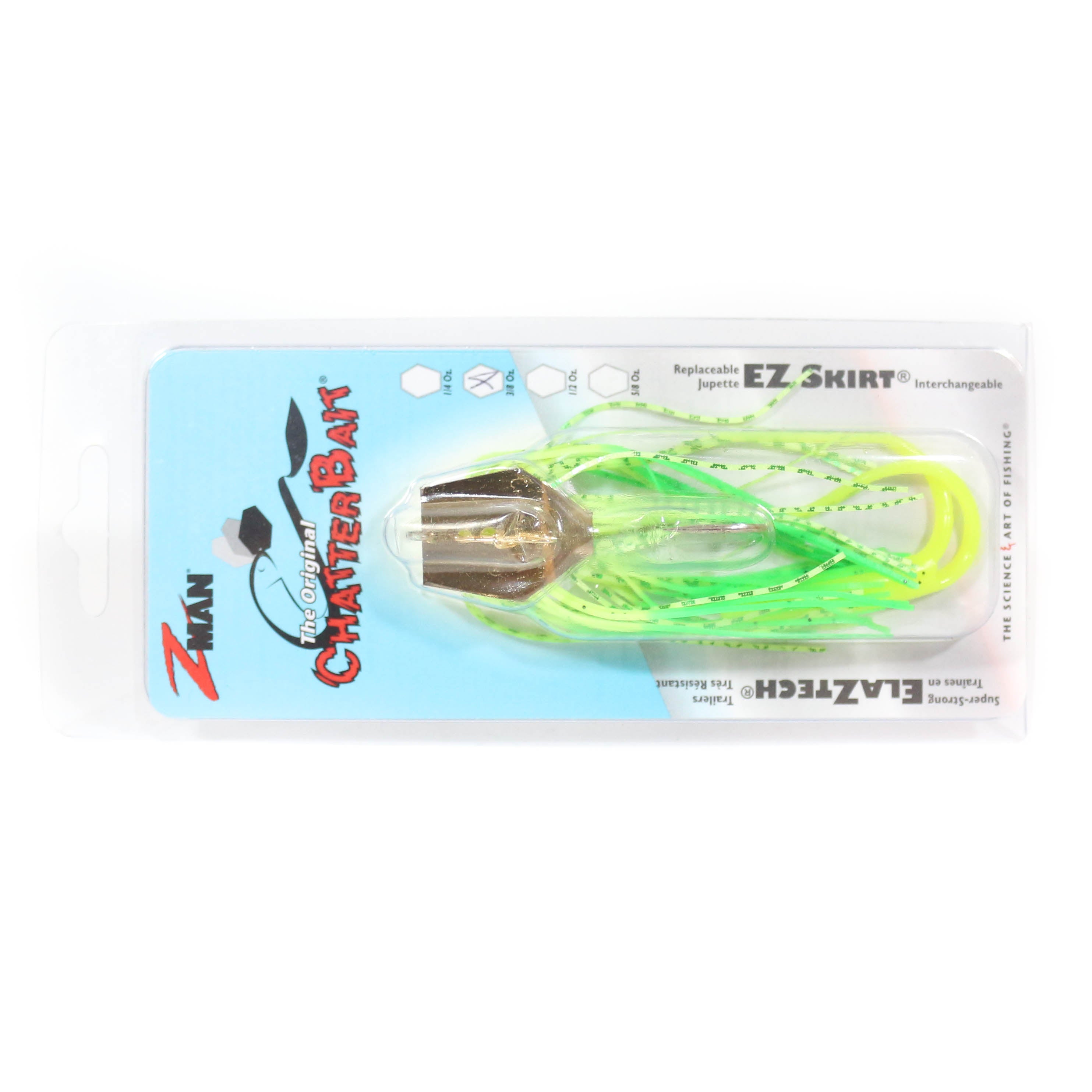 Zman Chatterbait 3/8 oz Sinking Lure Frog (0348)