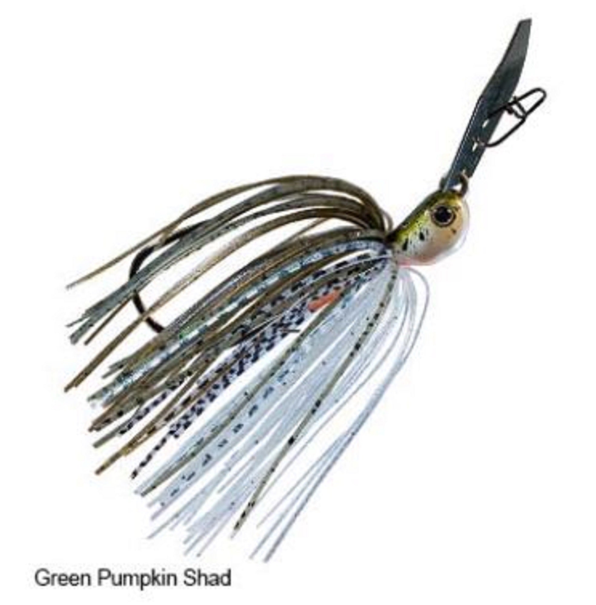 Zman Chatterbait Jackhammer Sinking Lure 1/2 Oz Green Pumpkin Shad (0591)