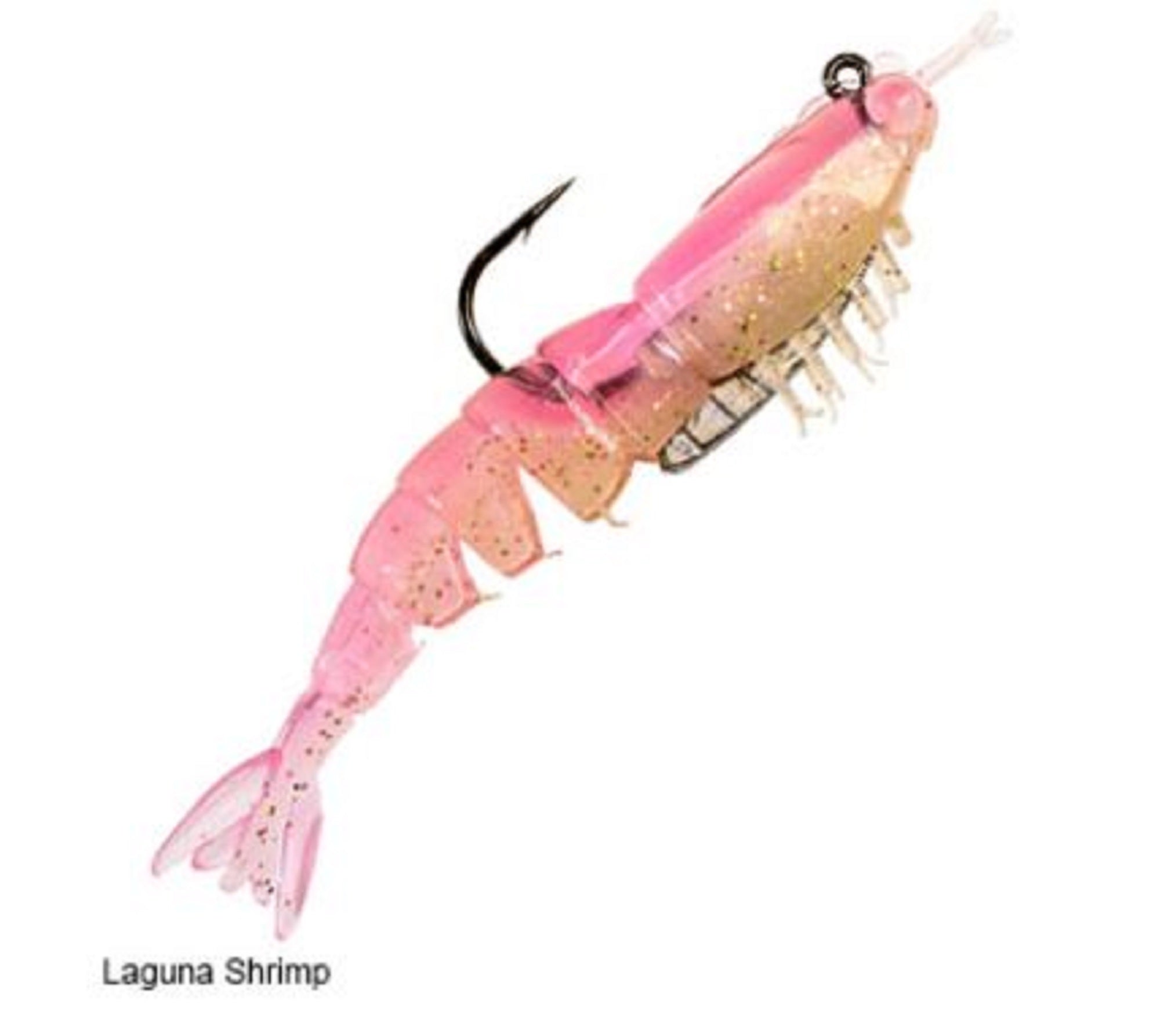 Zman Soft Lure Shrimpz Rigged 3.5 Inch 2/Pack Laguna Shrimp (1437)