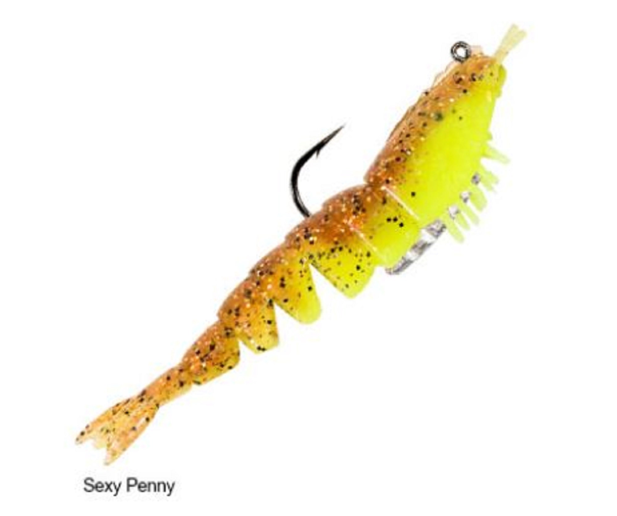 Zman Soft Lure Shrimpz Rigged 3.5 Inch 2/Pack Sexy Penny (1444)