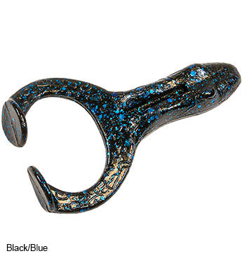 Zman Soft Lure Finesse FrogZ 2.75 Inch 4/Pack Blue Black (1475)