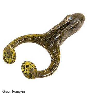 Zman Soft Lure Finesse FrogZ 2.75 Inch 4/Pack Green Pumpkin (1505)