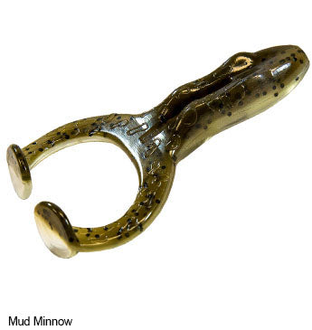 Zman Soft Lure Finesse FrogZ 2.75 Inch 4/Pack Mud Minnow (1529)