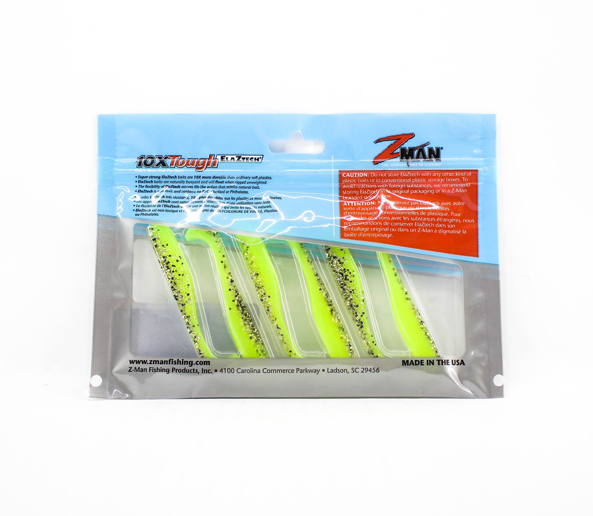 Zman Soft Lure Slim SwimZ 3 Inch 6/Pack Space Guppy (1635)