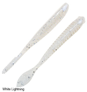 Zman Soft Lure Trick ShotZ 3.5 Inch 6/Pack White Lightning (2076)
