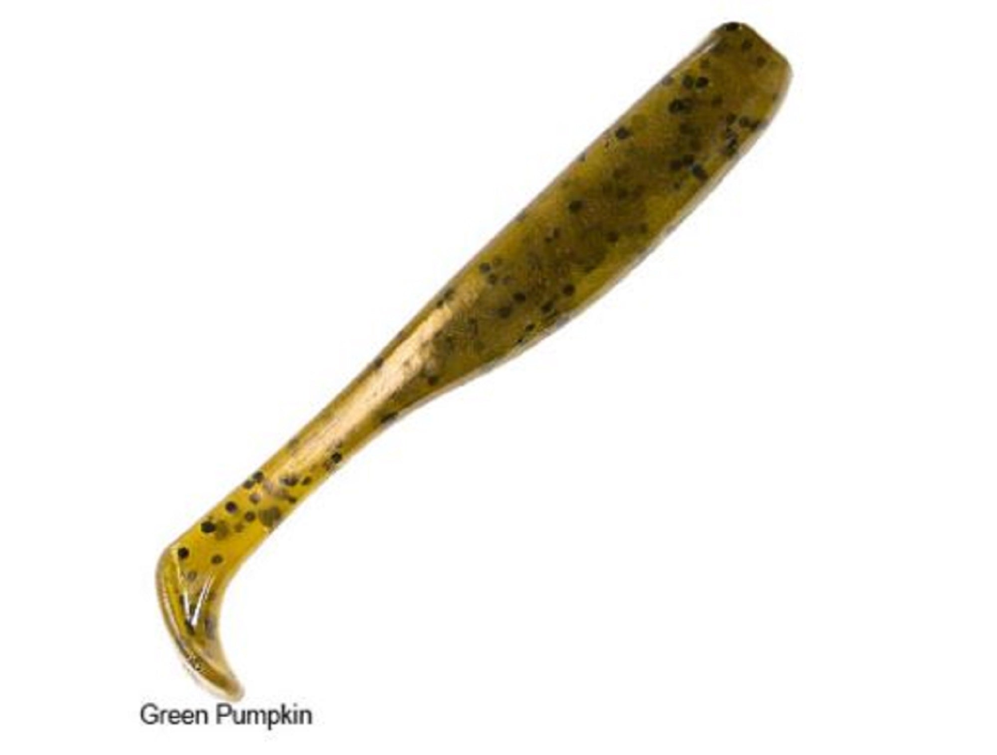 Zman Soft Lure Slim SwimZ 3 Inch 6/Pack Green Pumpkin (2335)