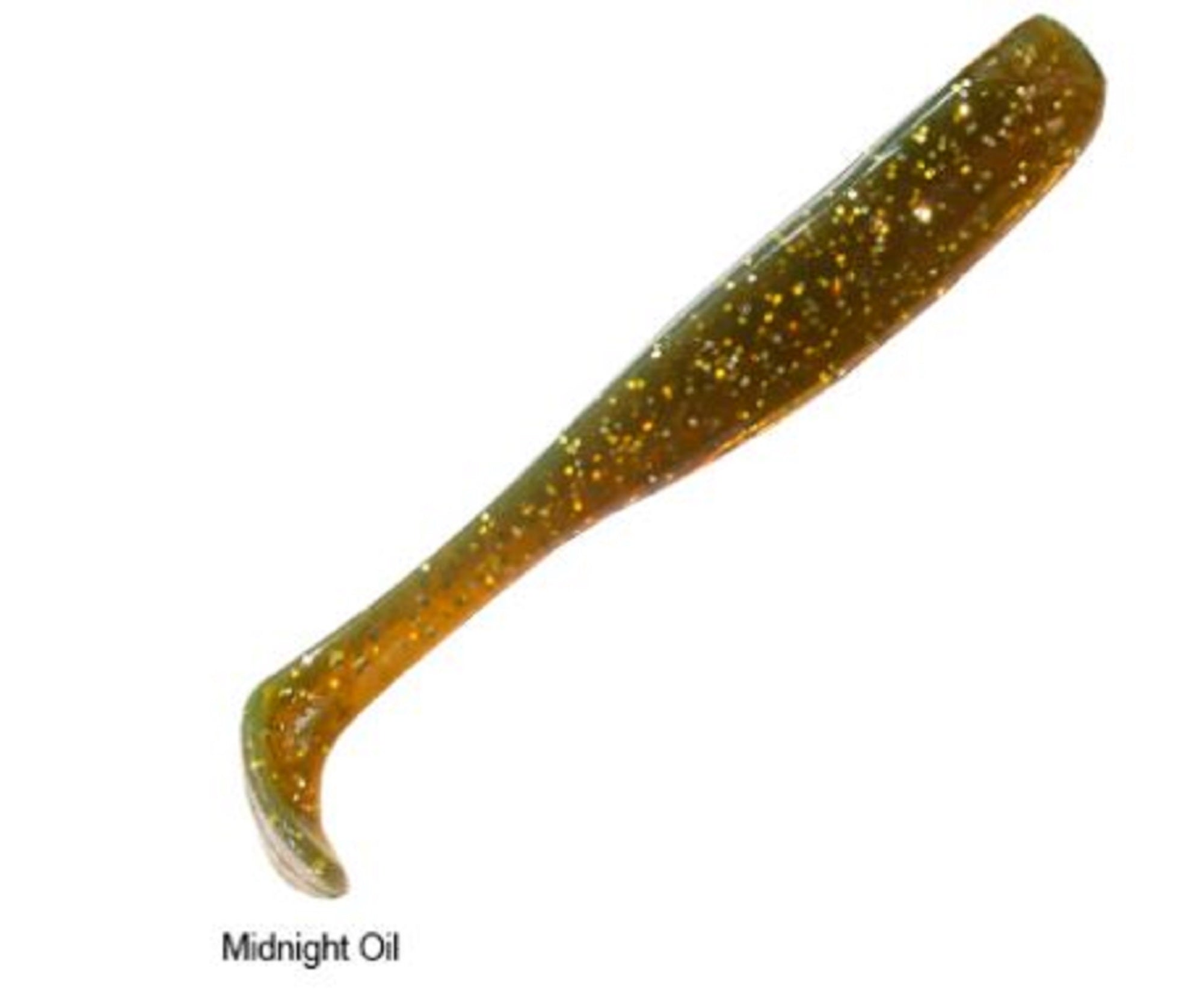 Zman Soft Lure Slim SwimZ 3 Inch 6/Pack Midnight Oil (3097)