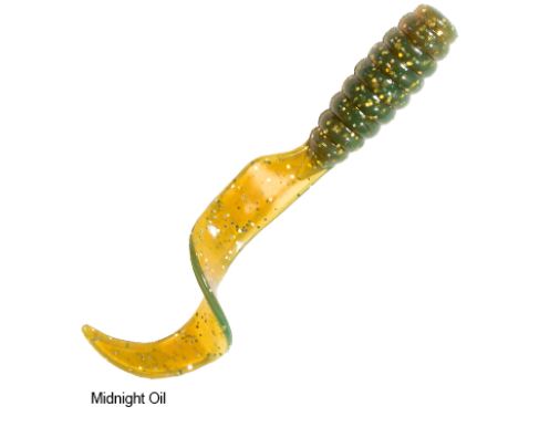 Zman Soft Lure GrubZ 2 Inch 8/Pack Midnight Oil (3516)