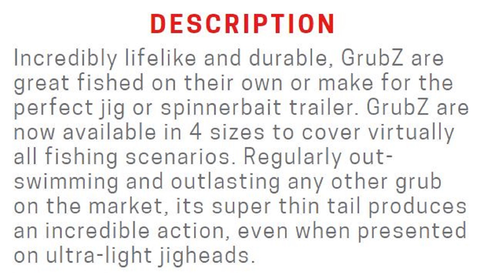 Zman Soft Lure GrubZ 2.5 Inch 8/Pack Midnight Oil (3523)