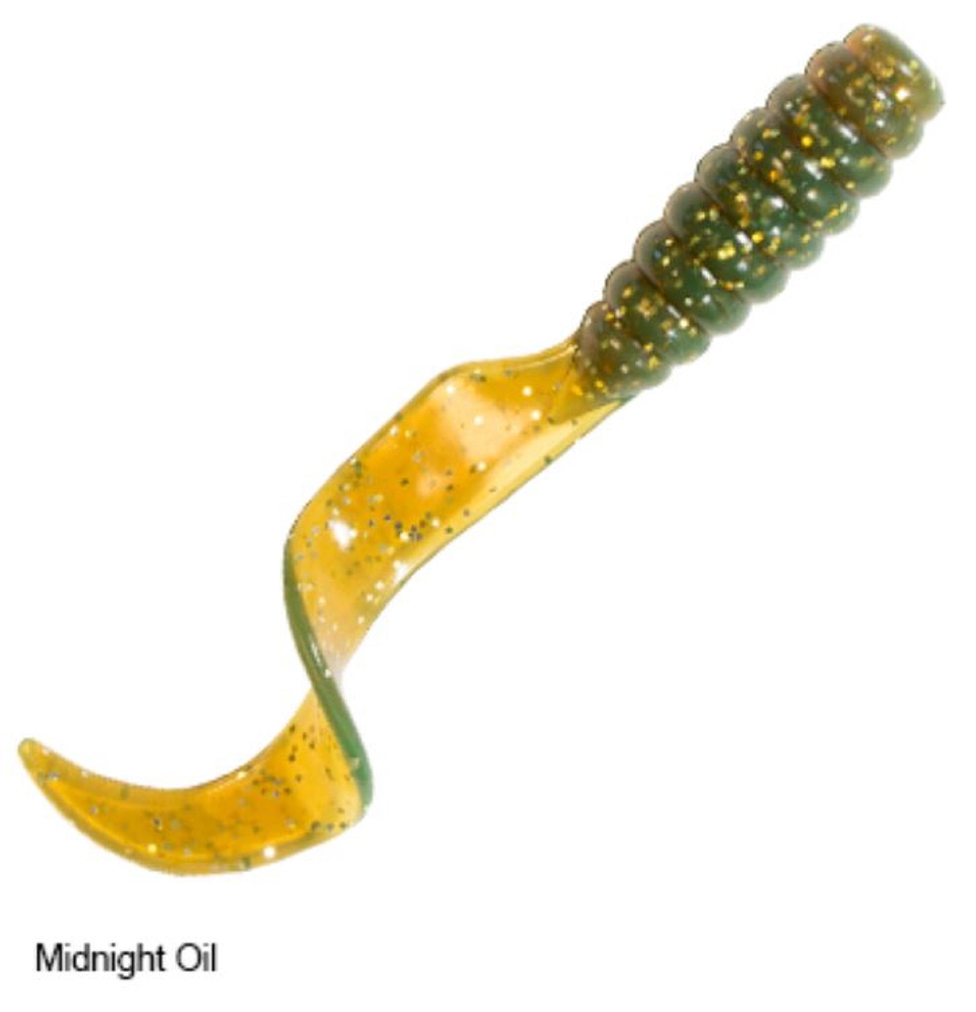 Zman Soft Lure GrubZ 2.5 Inch 8/Pack Midnight Oil (3523)