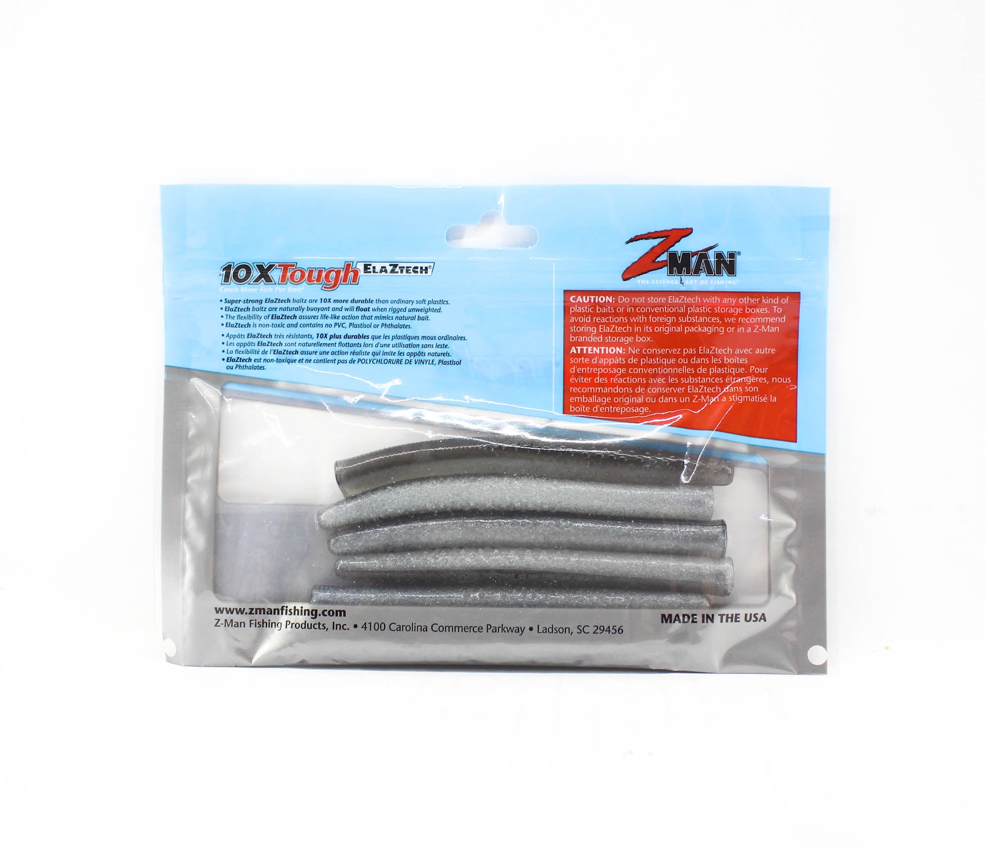 Zman Soft Lure Big TRD 4 Inch 6/Pack Smelt (3646)