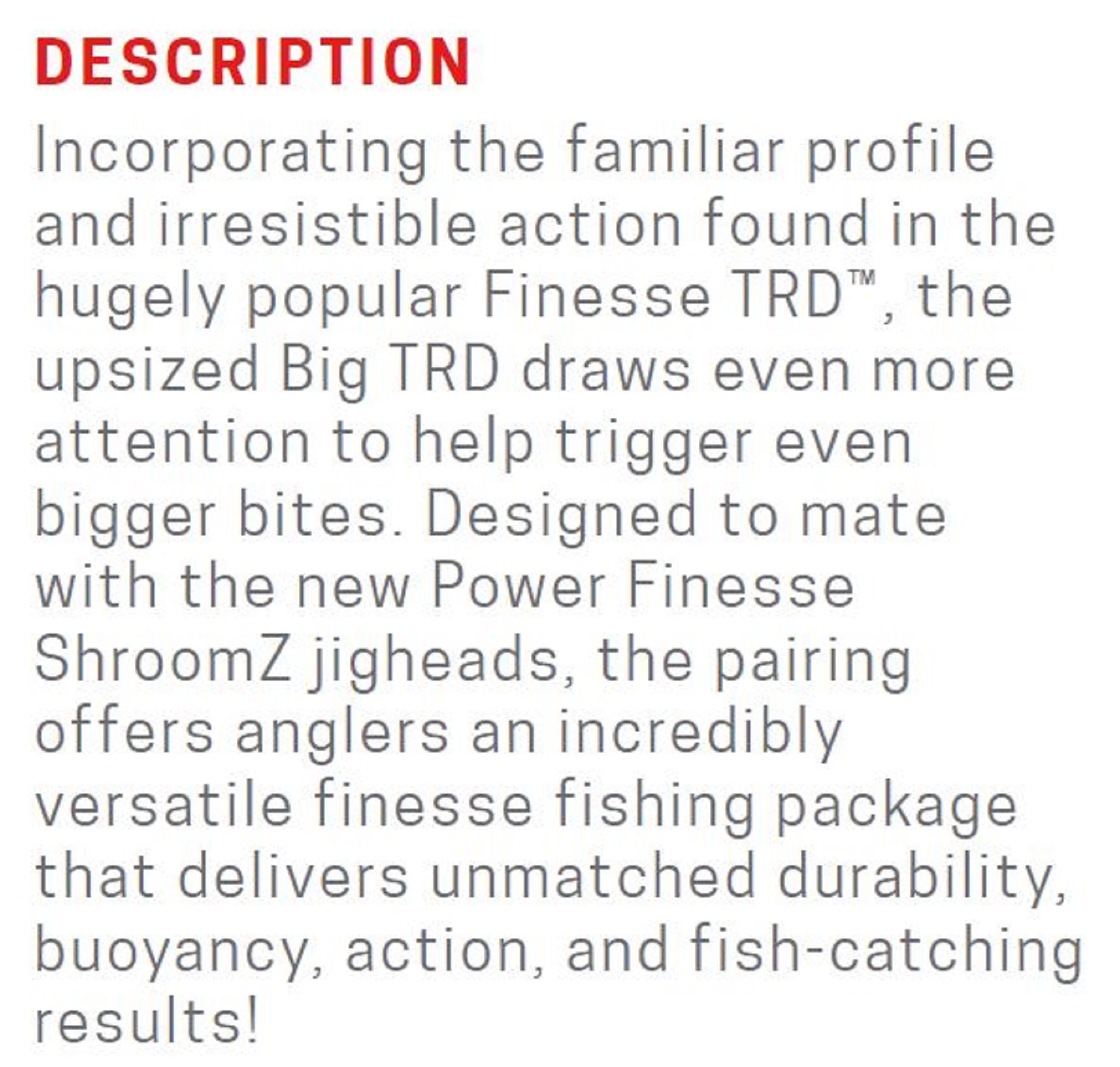 Zman Soft Lure Big TRD 4 Inch 6/Pack Smelt (3646)