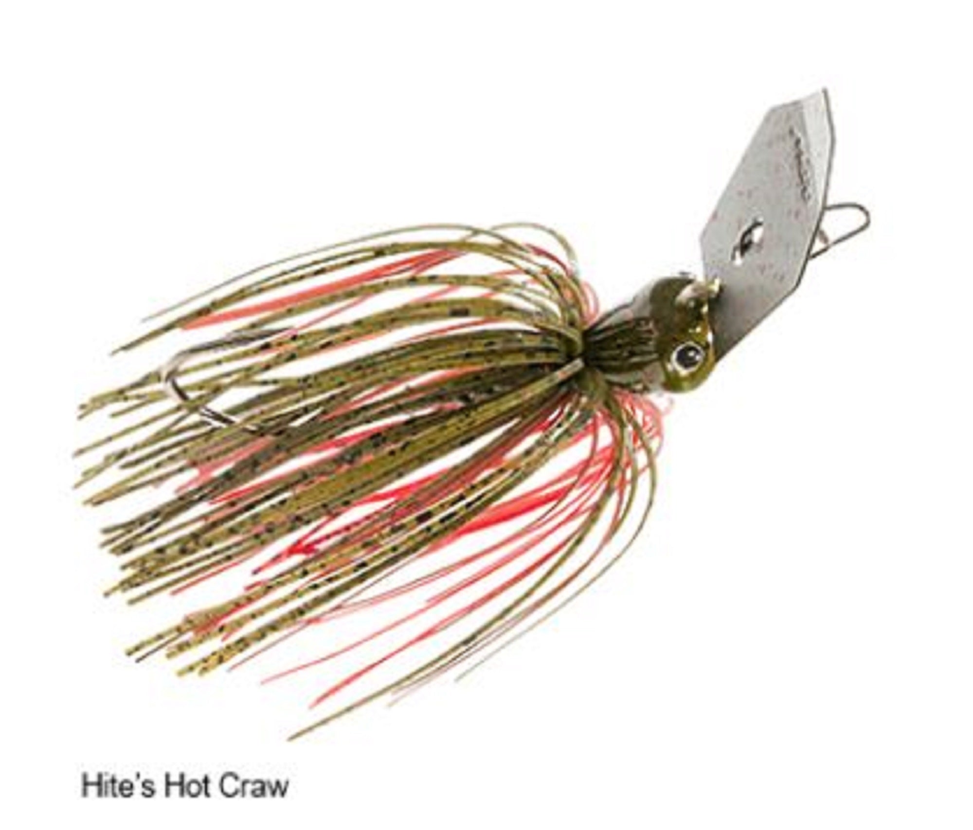 Zman Chatterbait Jackhammer Sinking Lure 3/8 Oz Hite's Hot Craw (4346)