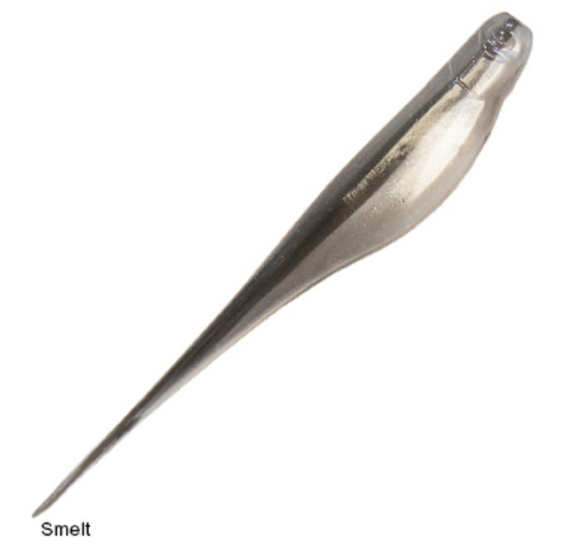 Zman Soft Lure Jerk ShadZ 4 Inch 5/Pack Smelt (4384)