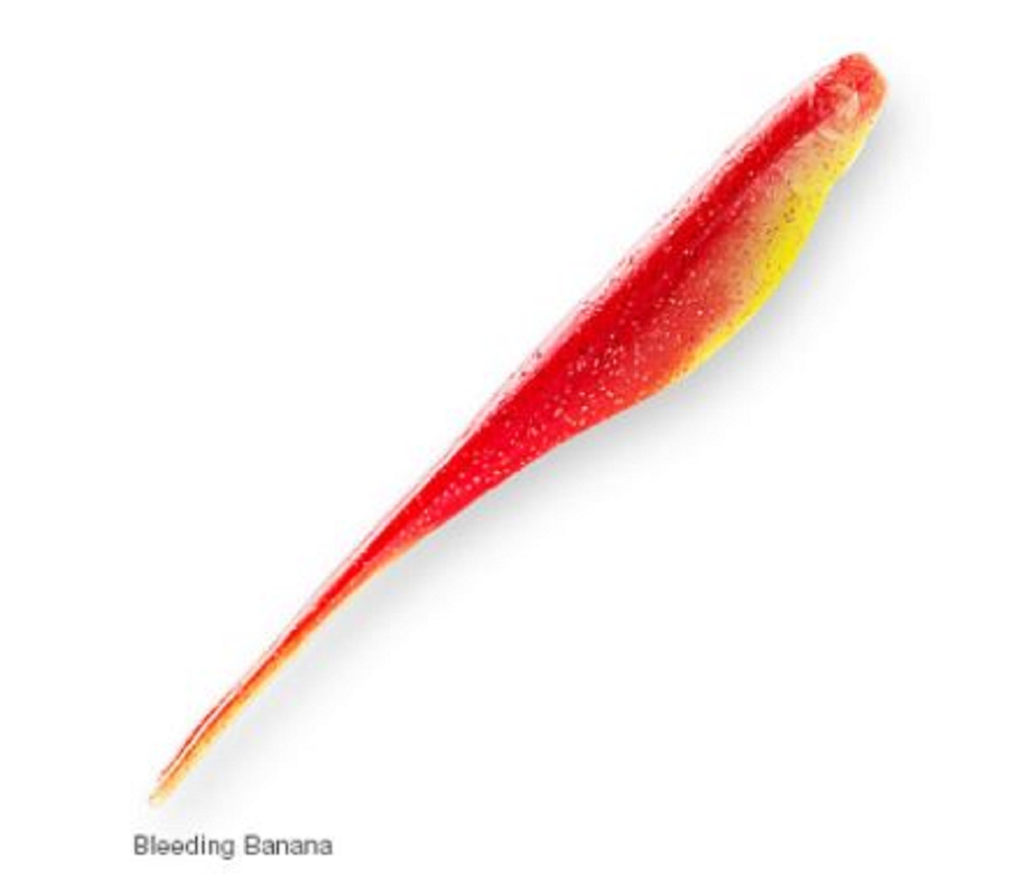 Zman Soft Lure Jerk ShadZ 4 Inch 5/Pack Bleeding Banana (4445)