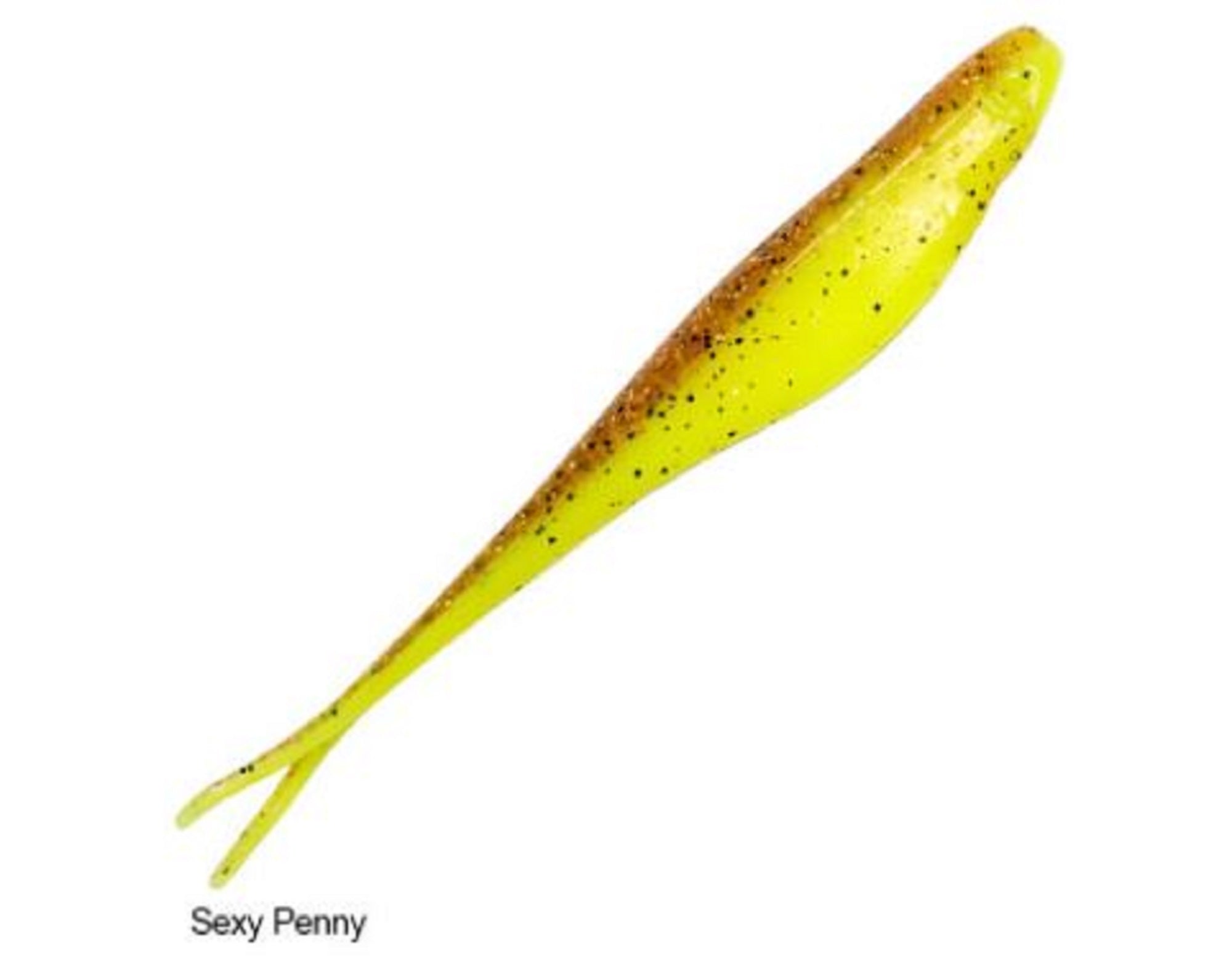Zman Soft Lure Jerk ShadZ 4 Inch 5/Pack Sexy Penny (4568)