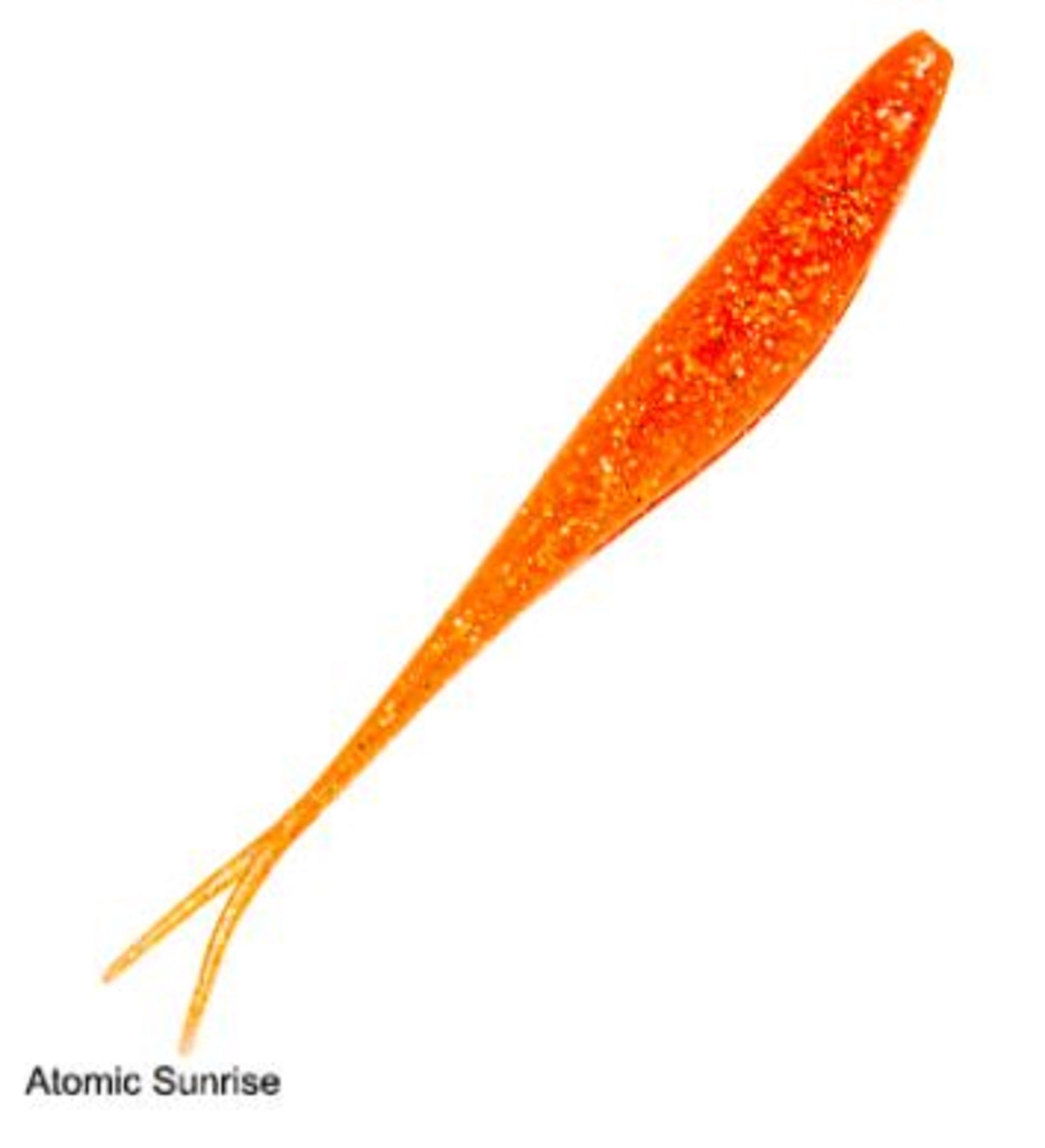 Zman Soft Lure Jerk ShadZ Scented 7 Inch 4/Pack Atomic Sunrise (5381)