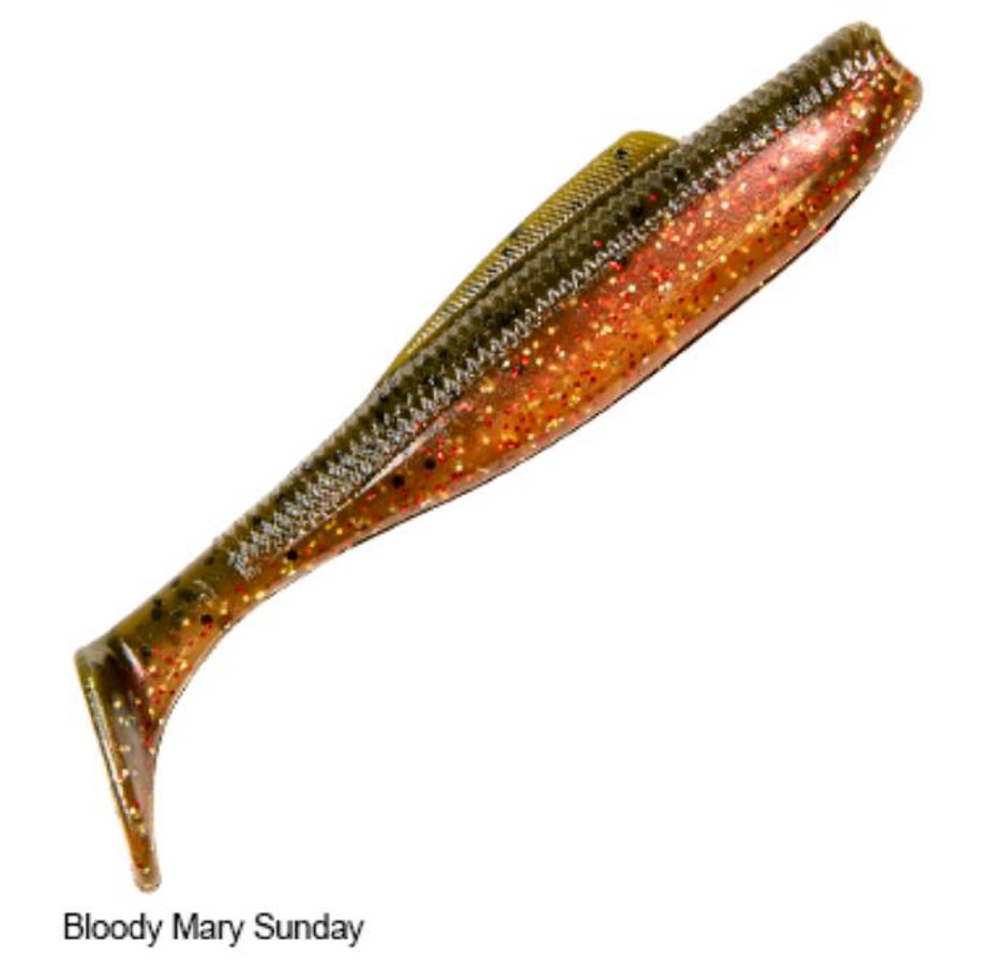 Zman Soft Lure Diezel MinnowZ 4 Inch 5/Pack Bloody Mary Sunday (5404)