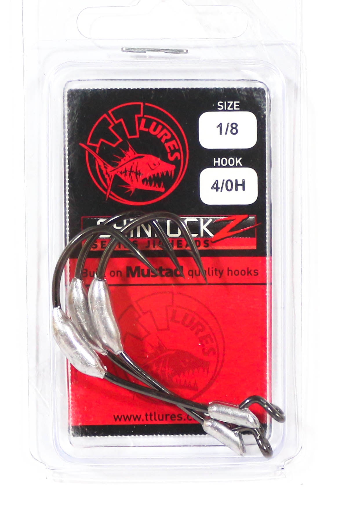 Tackle Tactics TT ChinlockZ SWS Weighted Worm Hook 1/8 oz 4/0 3/pack (0855)