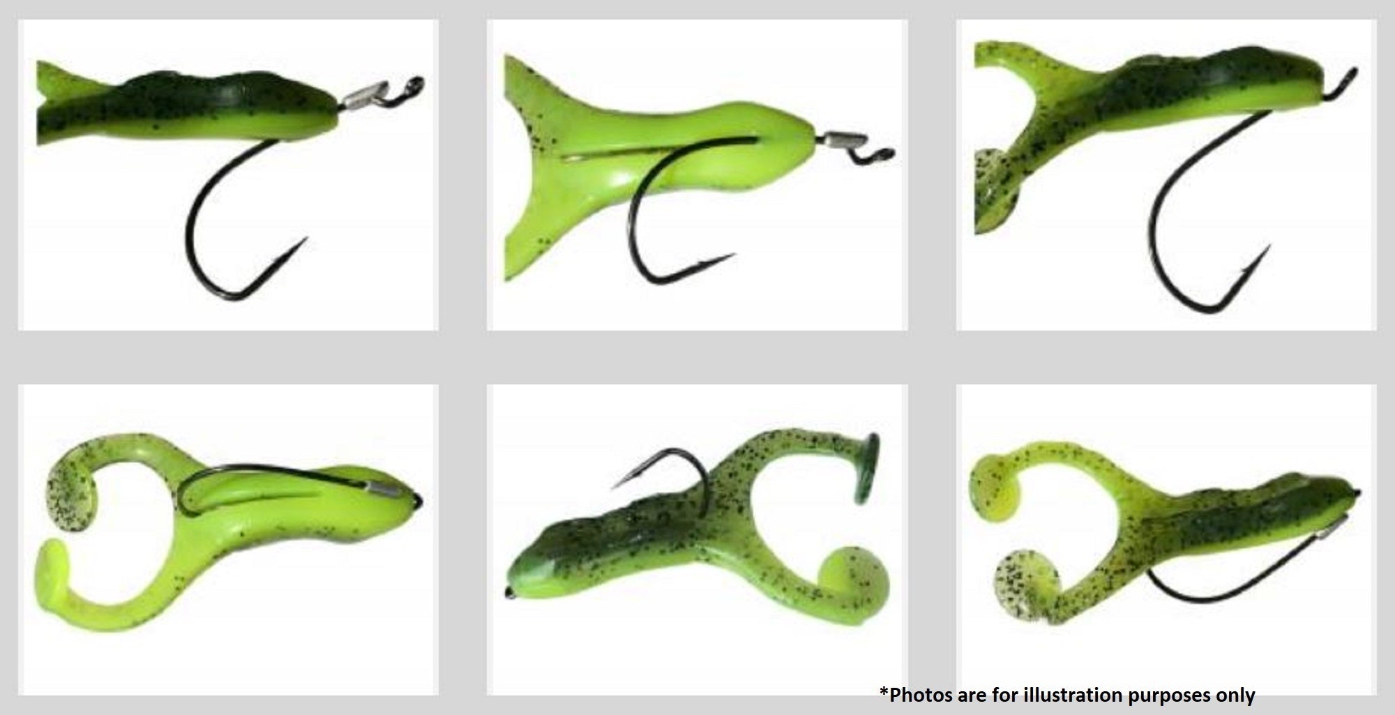 Tackle Tactics TT ChinlockZ Unweighted Worm Hook 5/0 4/pack (0893)