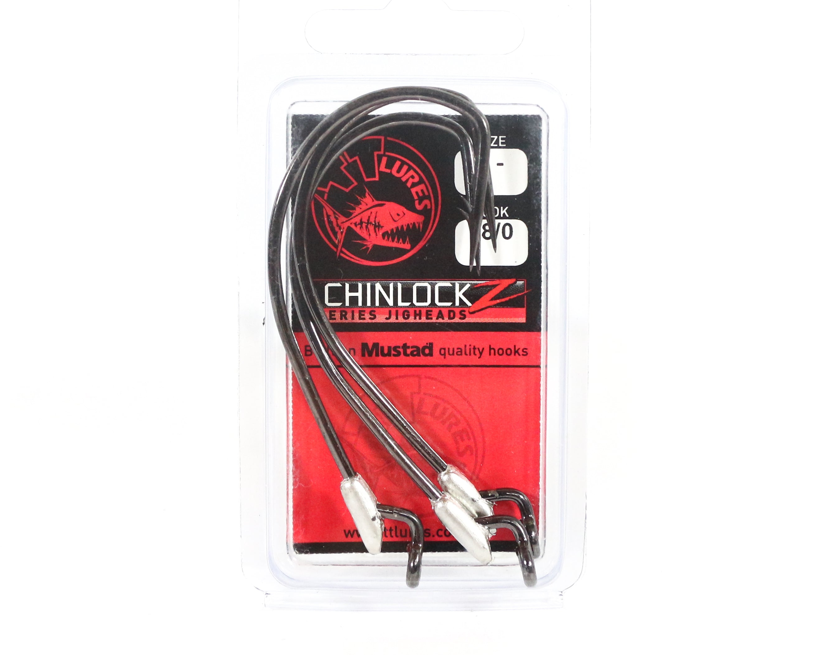 Tackle Tactics TT ChinlockZ Unweighted Worm Hook 8/0 3/pack (0930)