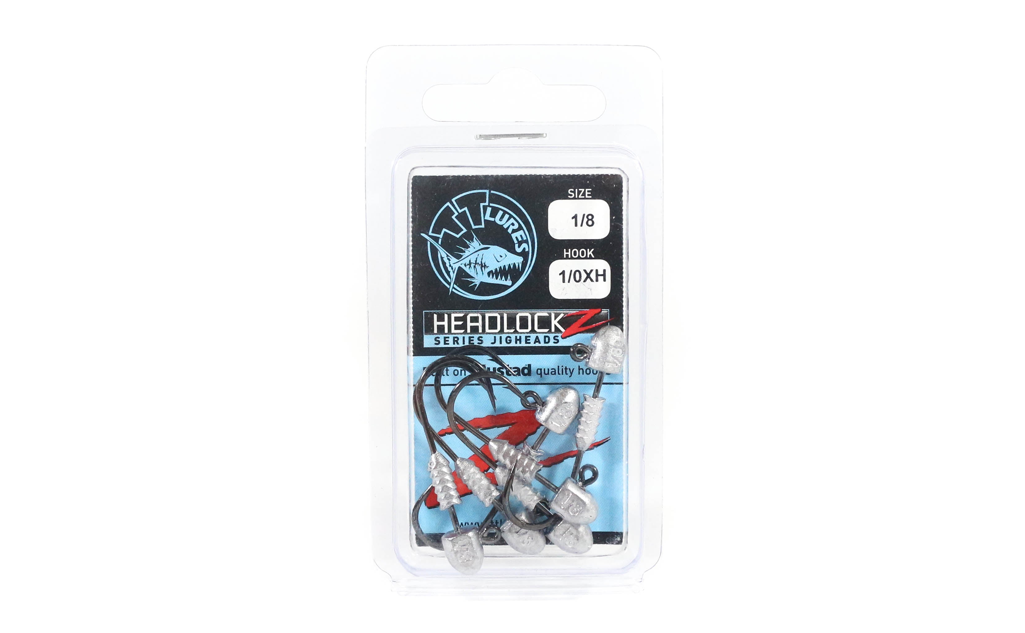 Tackle Tactics TT Headlockz HD Jig Head 1/8 oz 1/0 XH 6/pack (3016)