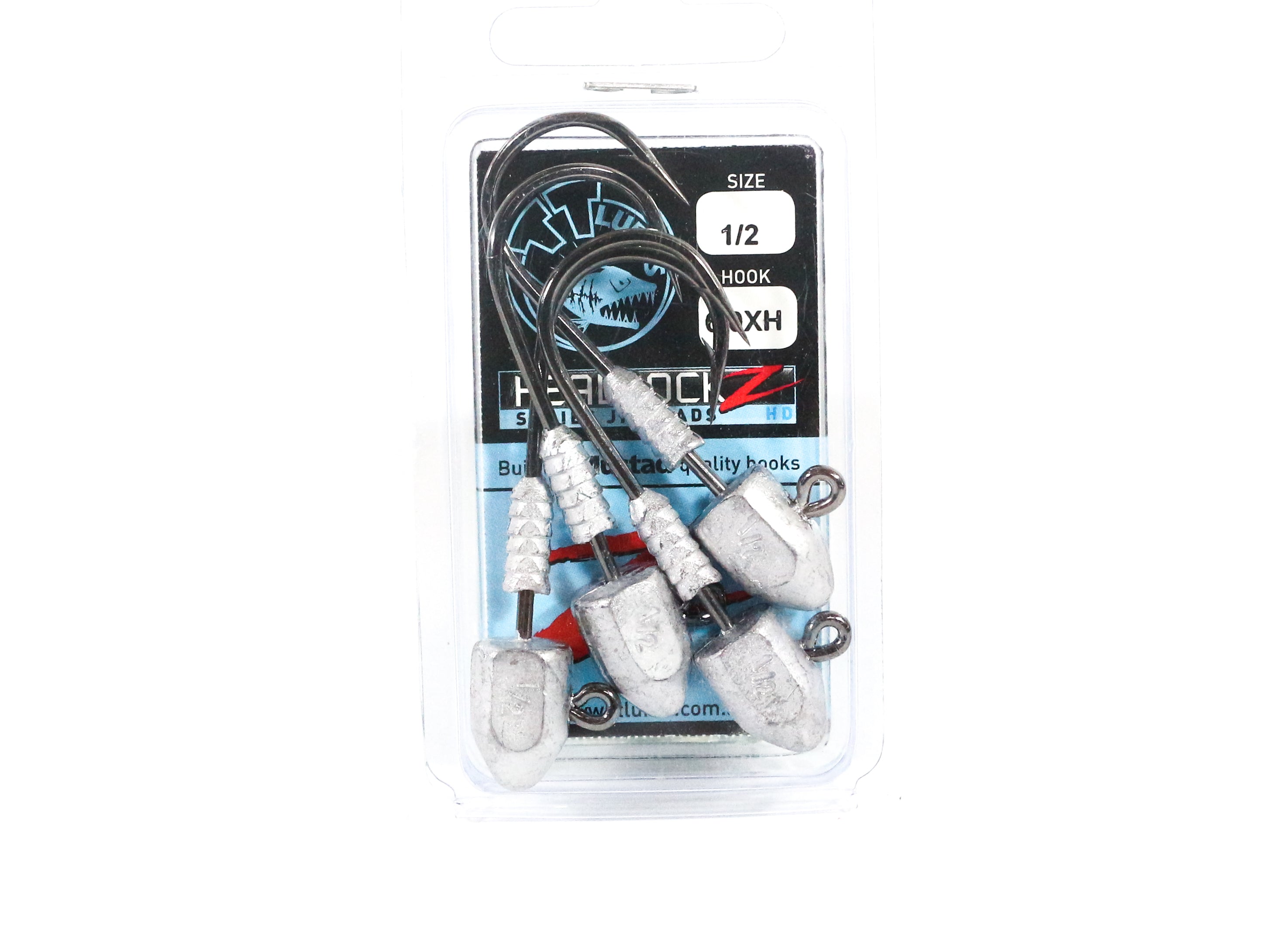 Tackle Tactics TT Headlockz HD Jig Head 1/2 oz 6/0 H 4/pack (3221)
