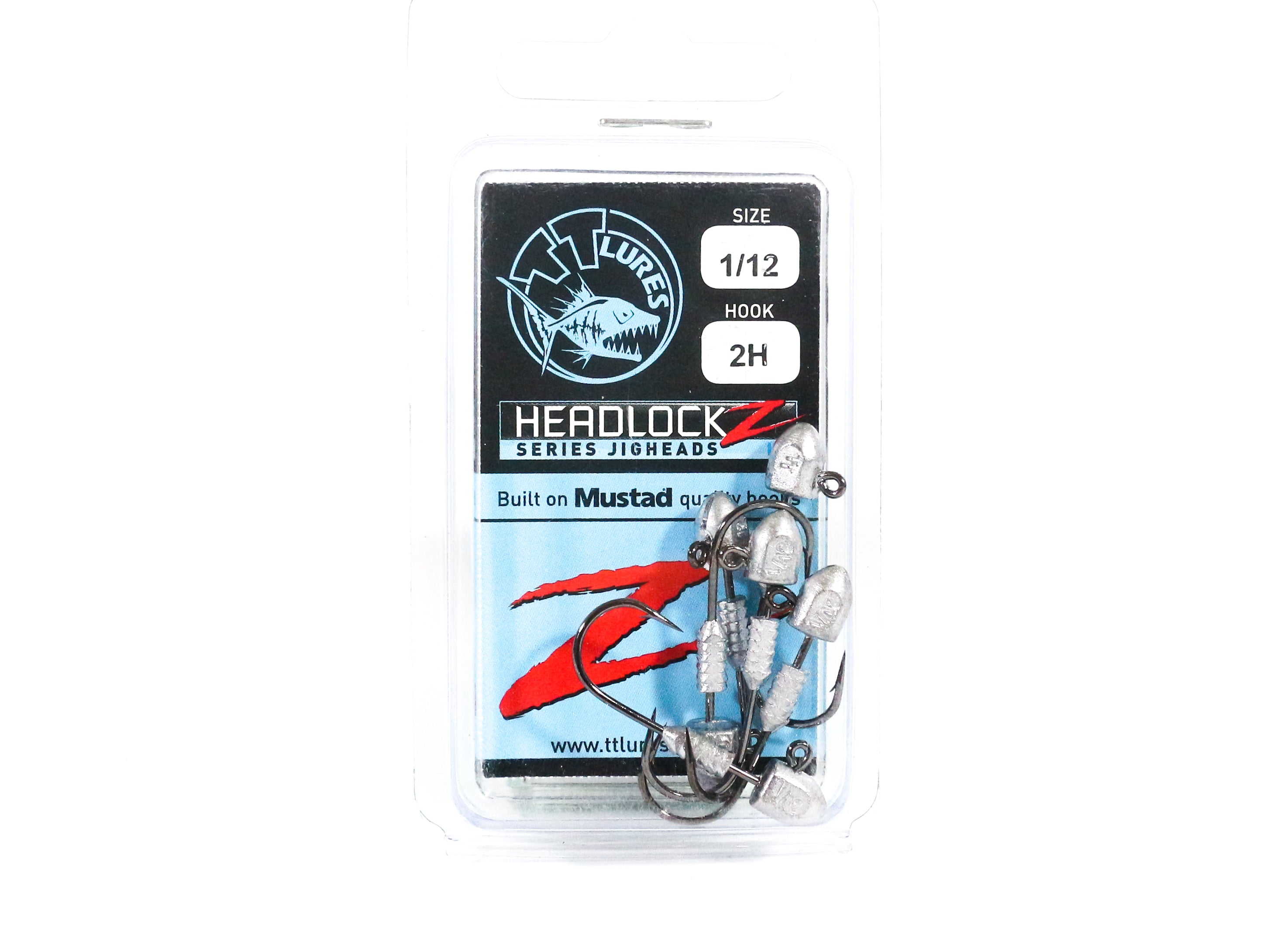 Tackle Tactics TT Headlockz HD Jig Head 1/12 oz 2 H 6/pack (3559)