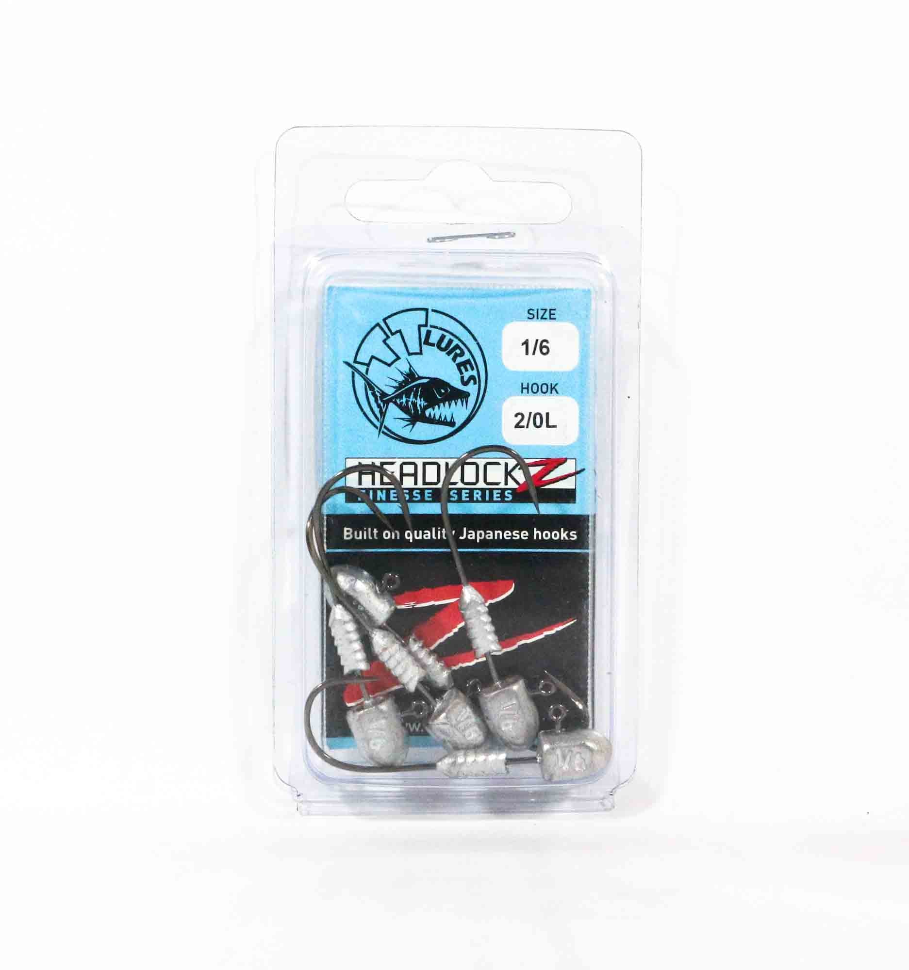 Tackle Tactics TT Headlockz Finesse Jig Head 1/6 oz 2/0 5/pack (3832)