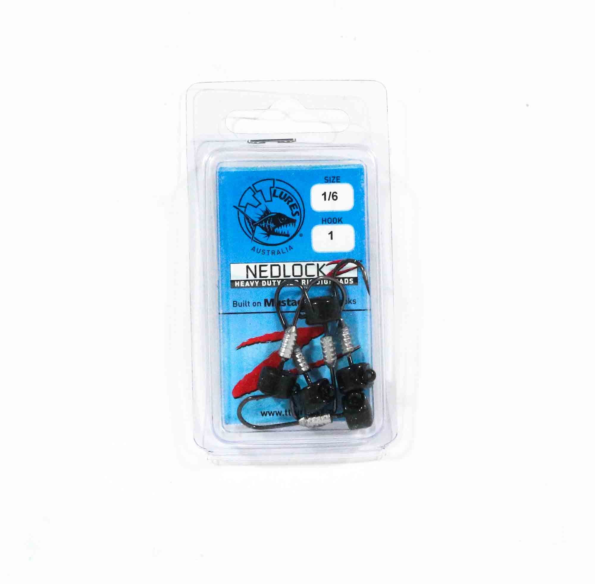 Tackle Tactics TT Nedlockz HD Jig Head Green Pumpkin 1/6 1 5/pack (7441)