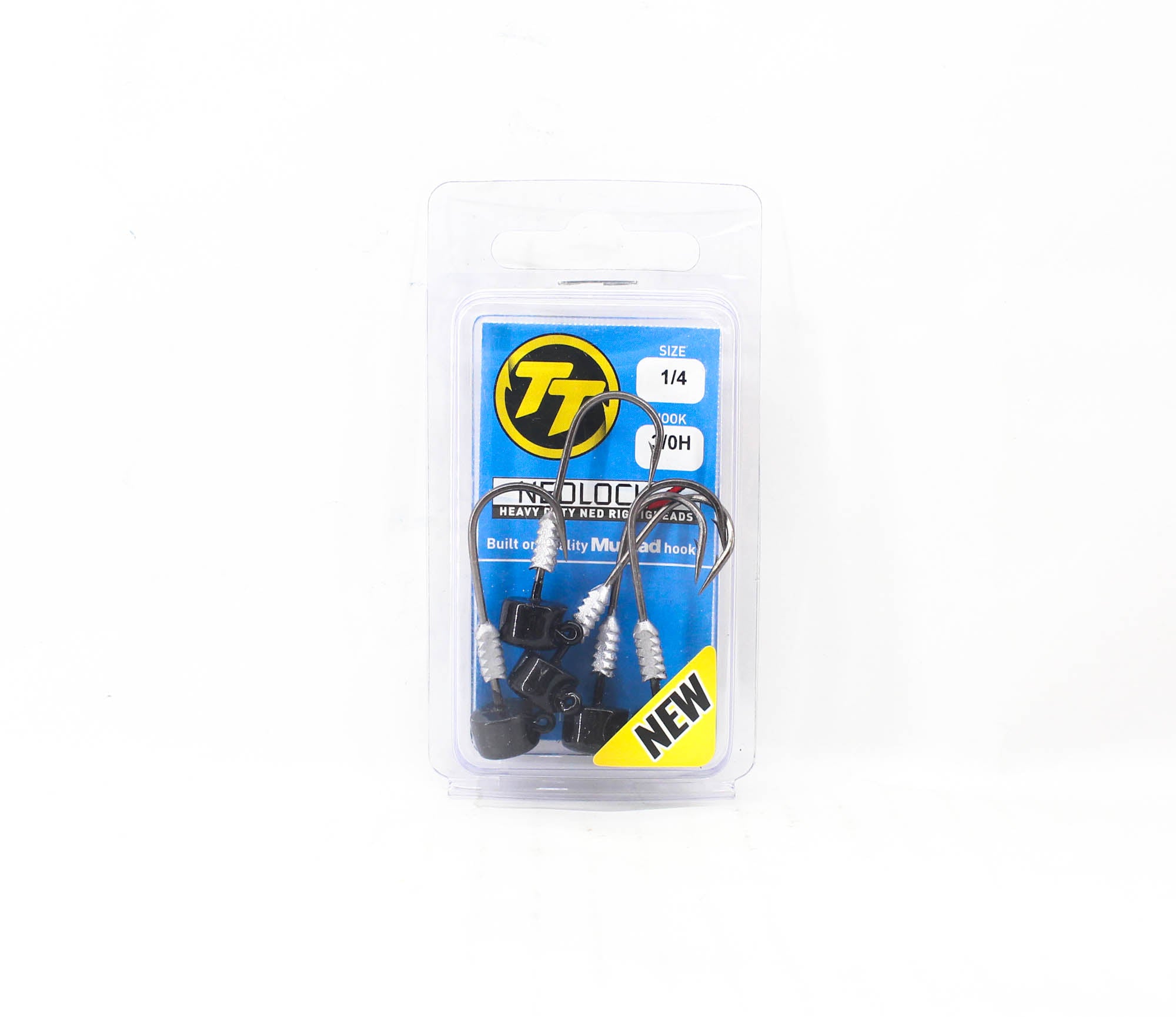 Tackle Tactics TT Nedlockz HD Jig Head Black 1/4 oz 3/0H 5/pack (7694)