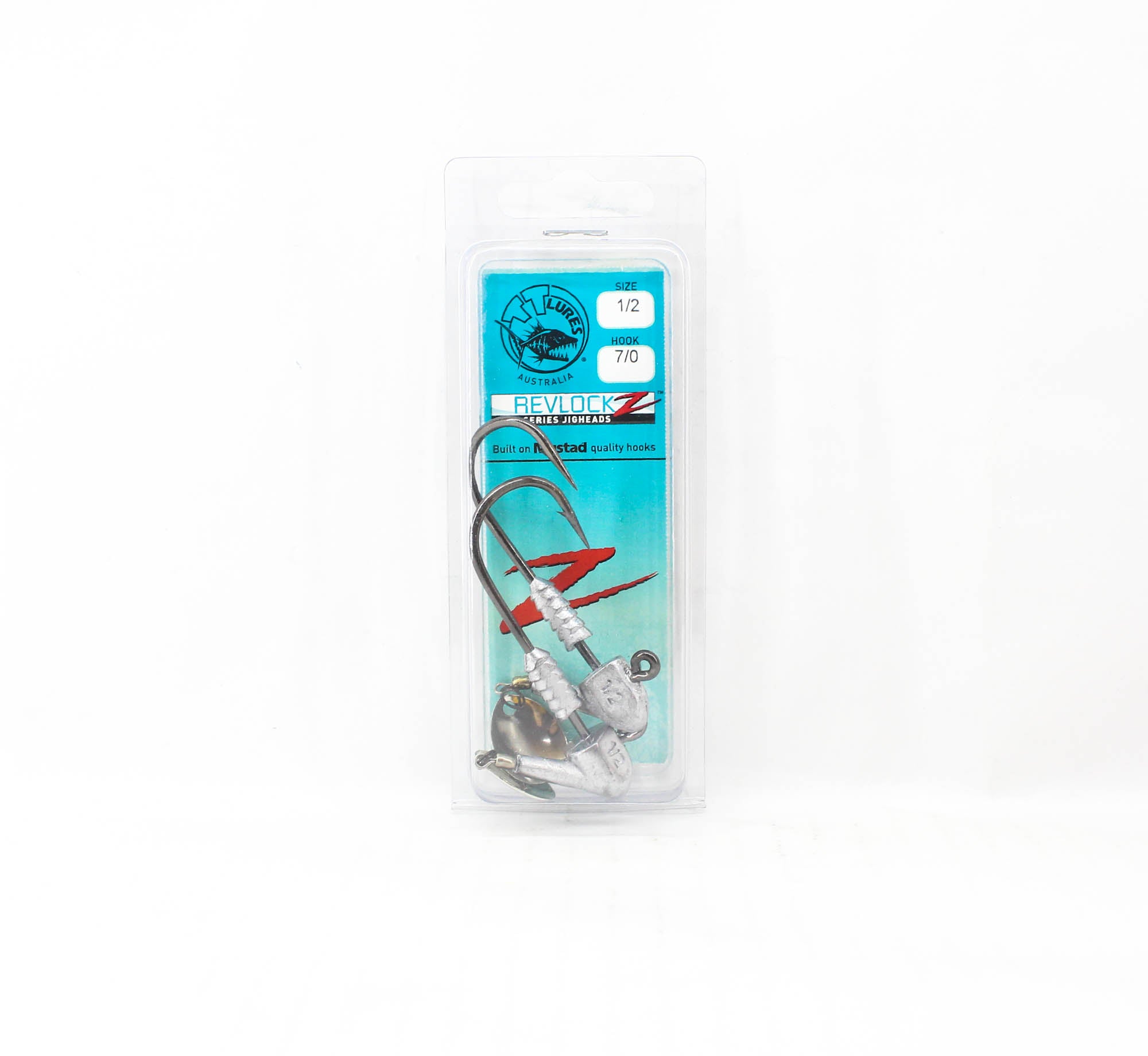 Tackle Tactics Revlockz HD NC Jig Head 1/2 oz 7/0 2/pack (9650)