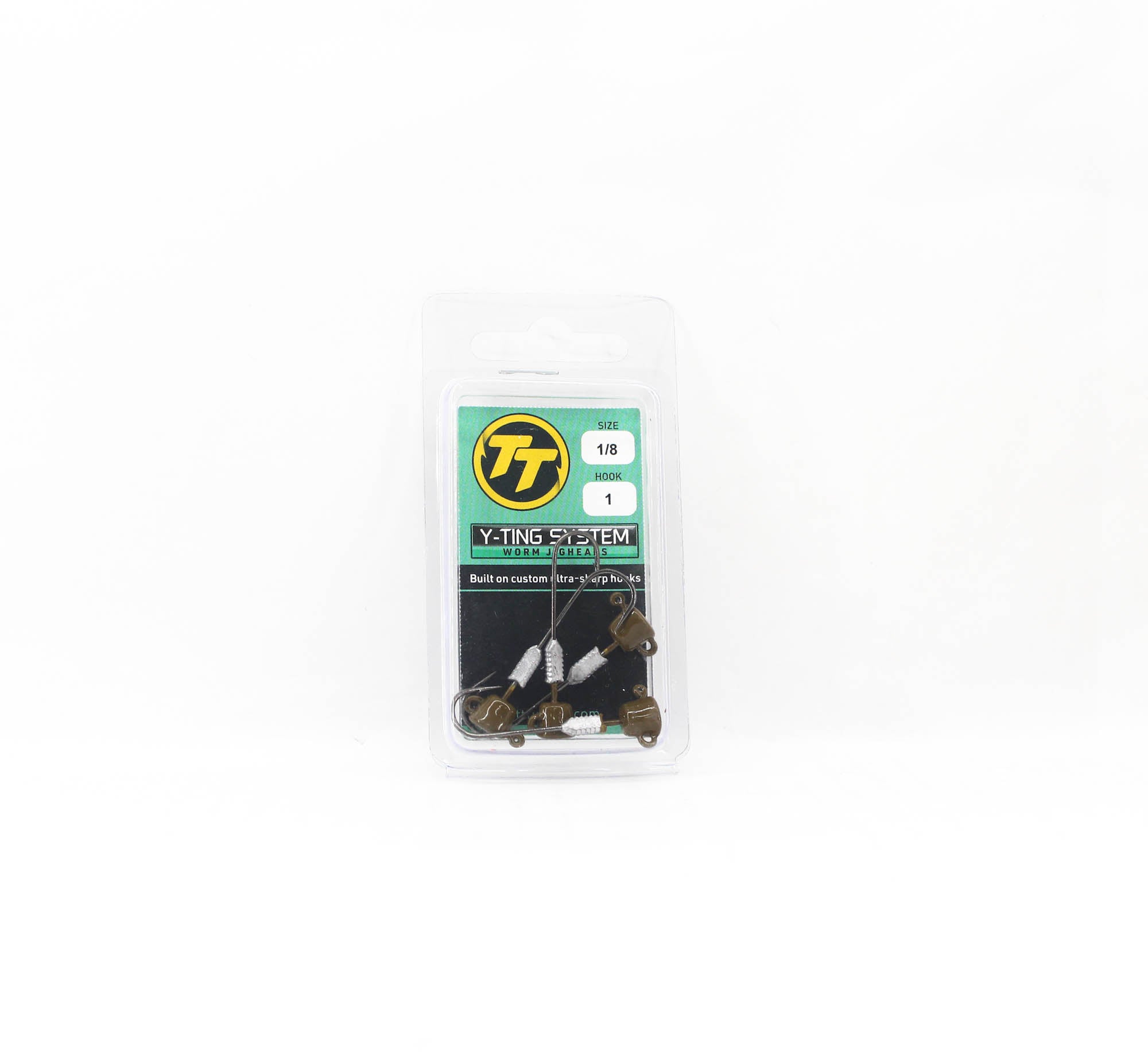 Tackle Tactics TT Y-Ting Jig Head 1/8 oz 1 4/pack Bloodworm (9109)