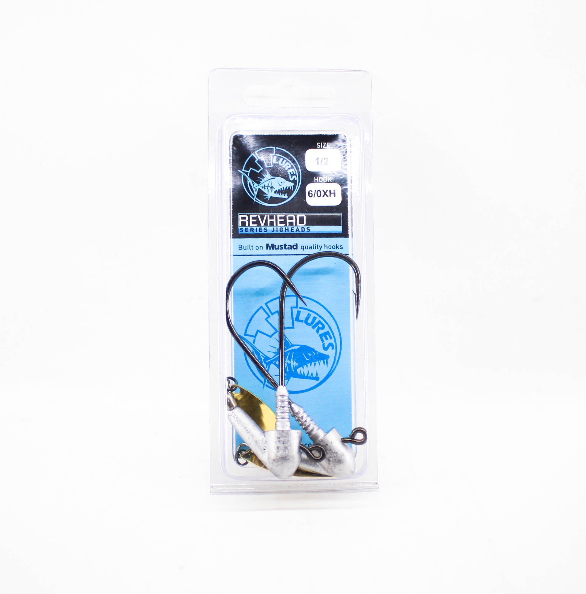 Tackle Tactics TT Rev Head Jig Head HD Gold Willow 1/2 oz 6/0XH (2604)