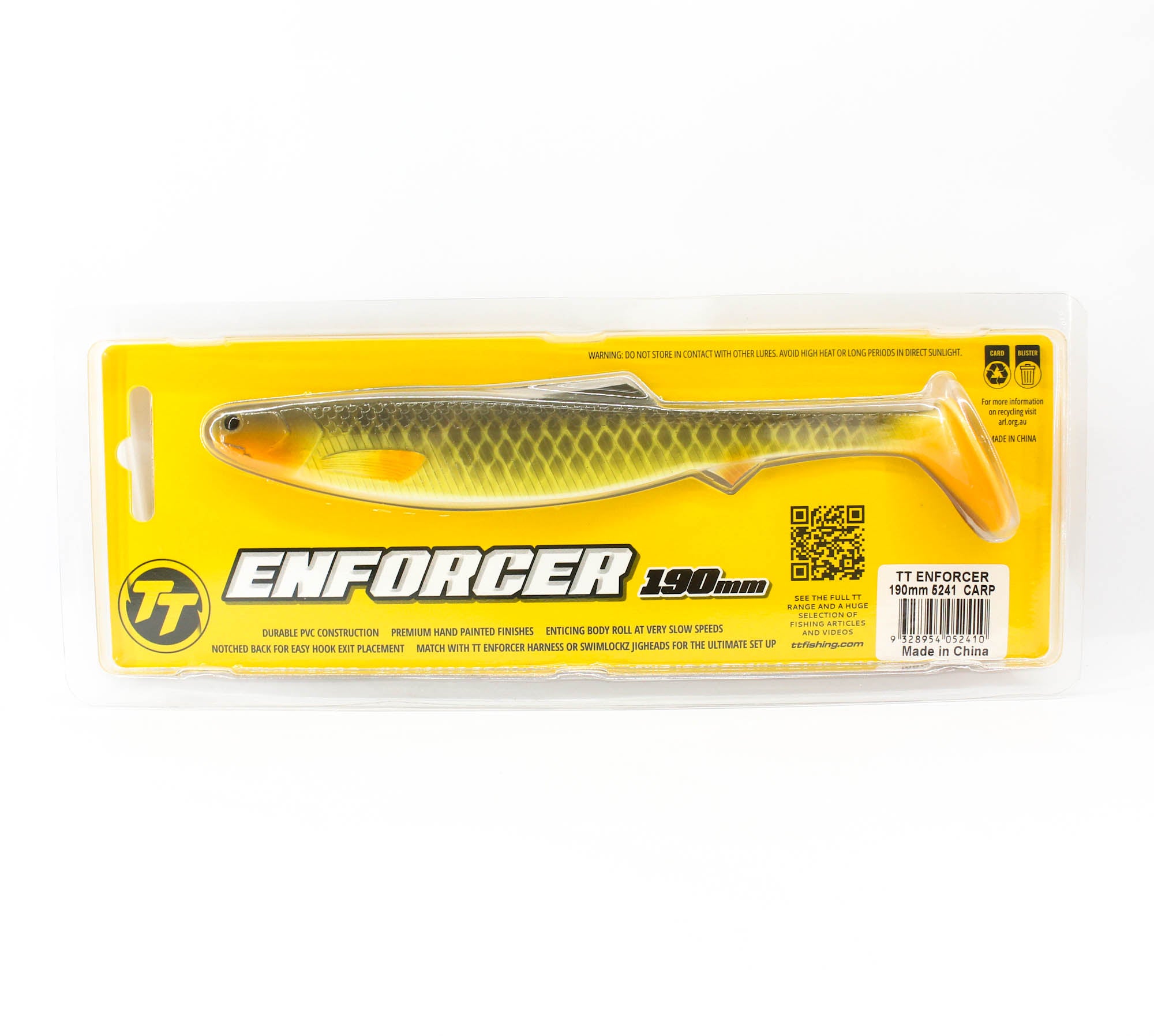 Tackle Tactics TT Soft Lure Enforcer Swimbait 190mm Carp (2410)