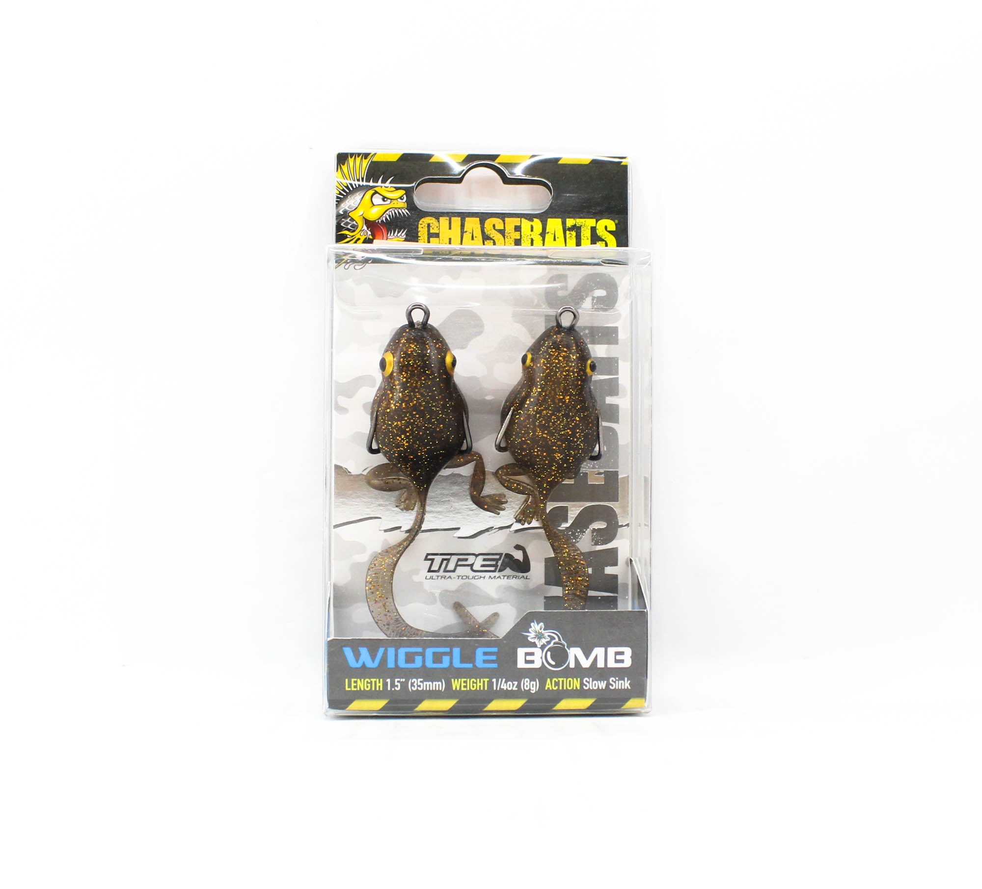Chasebaits Wiggle Bomb 35 mm Sinking Lure 2/pack 02 Bronze (4048)