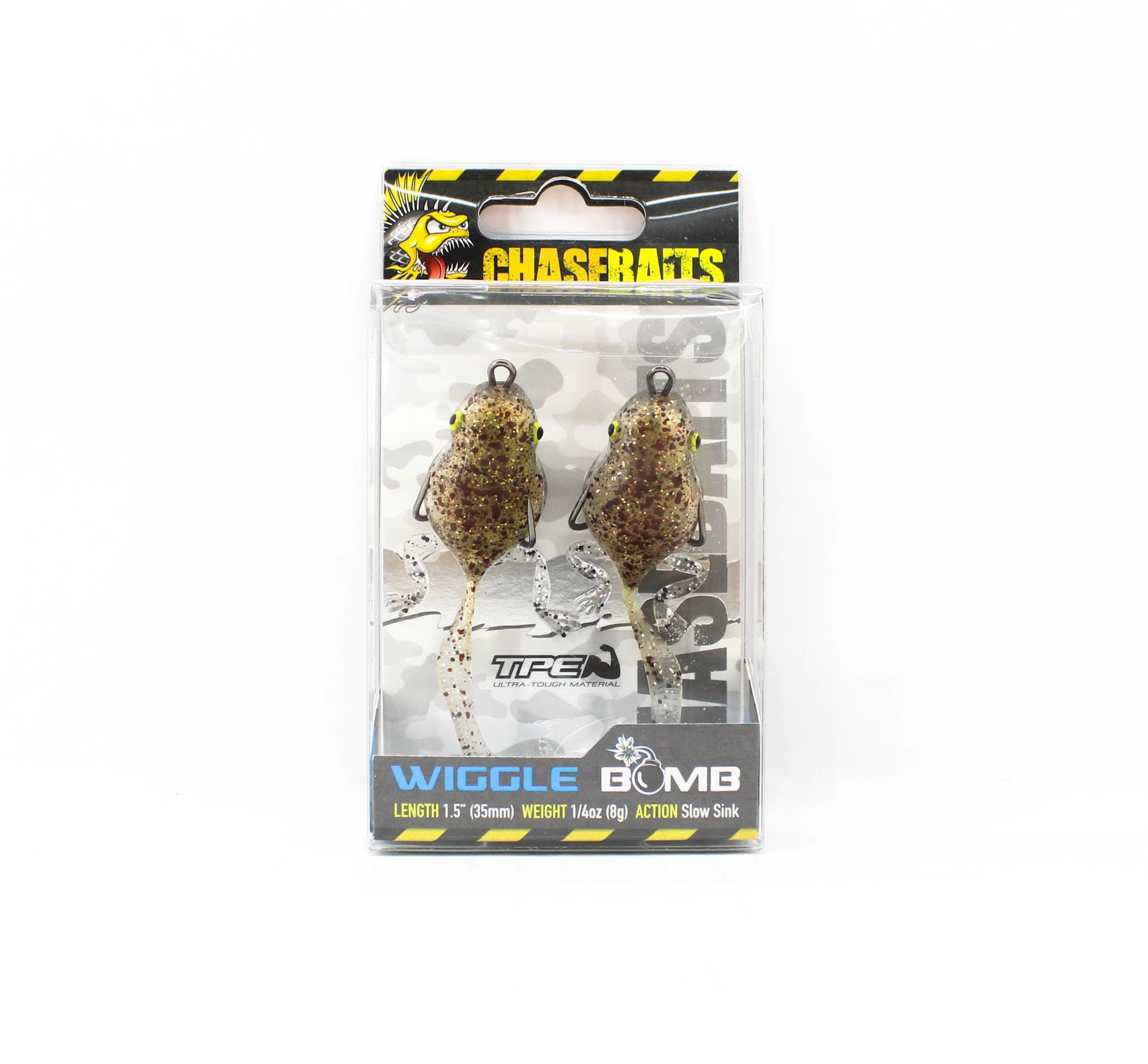 Chasebaits Wiggle Bomb 35 mm Sinking Lure 2/pack 01 Ice (4079)