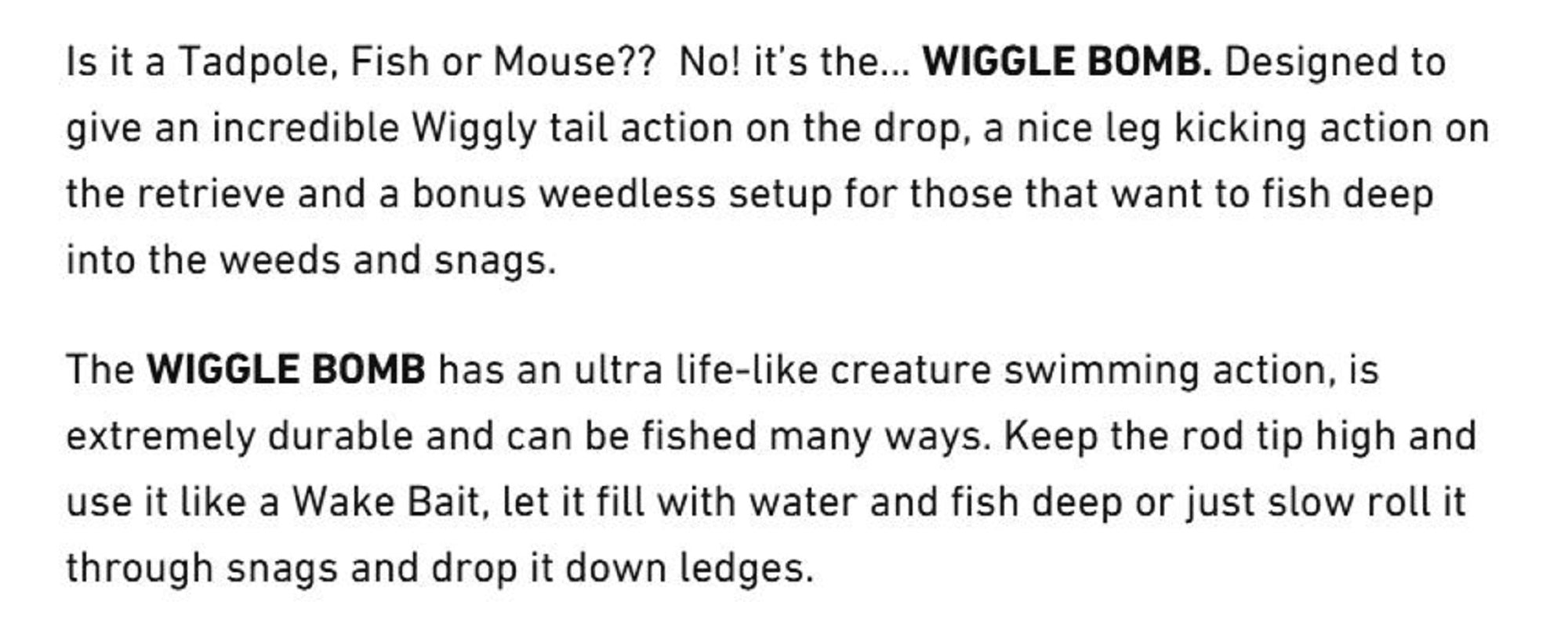 Chasebaits Wiggle Bomb 35 mm Sinking Lure 2/pack 05 Ninja (4949)