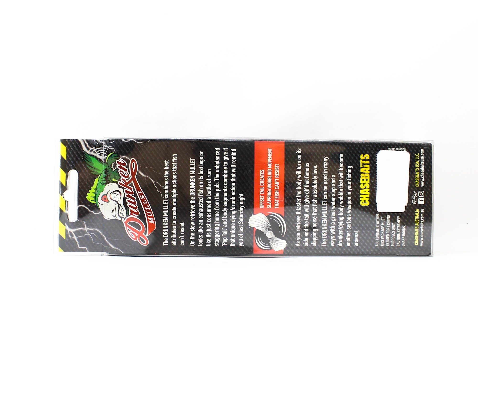 Chasebaits Drunken Mullet 130 mm 37 grams Floating Lure 01 (5298)