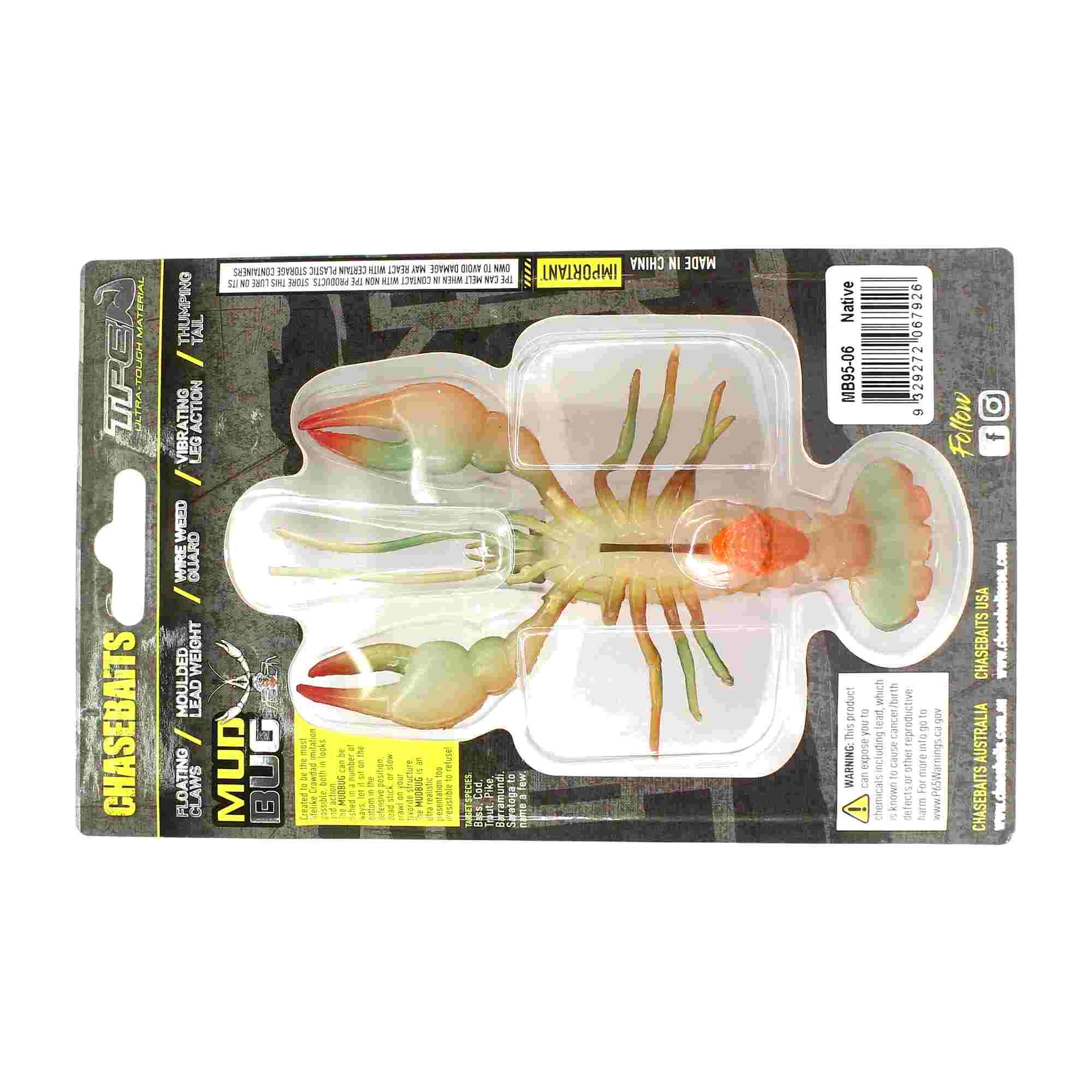 Chasebaits Mud Bug 95mm Sinking Lure 06 (7926)