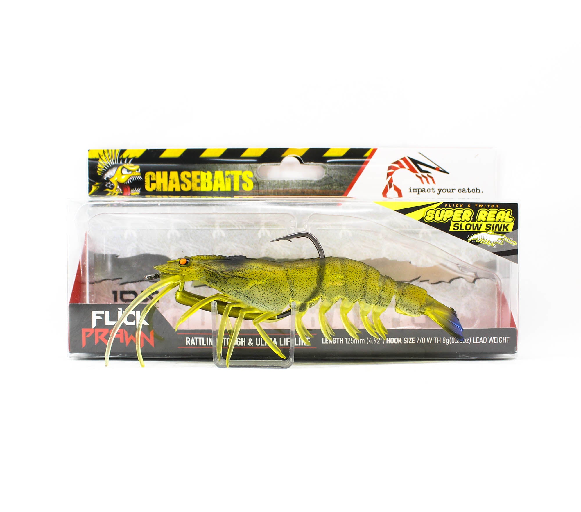 Chasebaits Flick Prawn 125 mm 8 grams Sinking Lure 07 (8367)