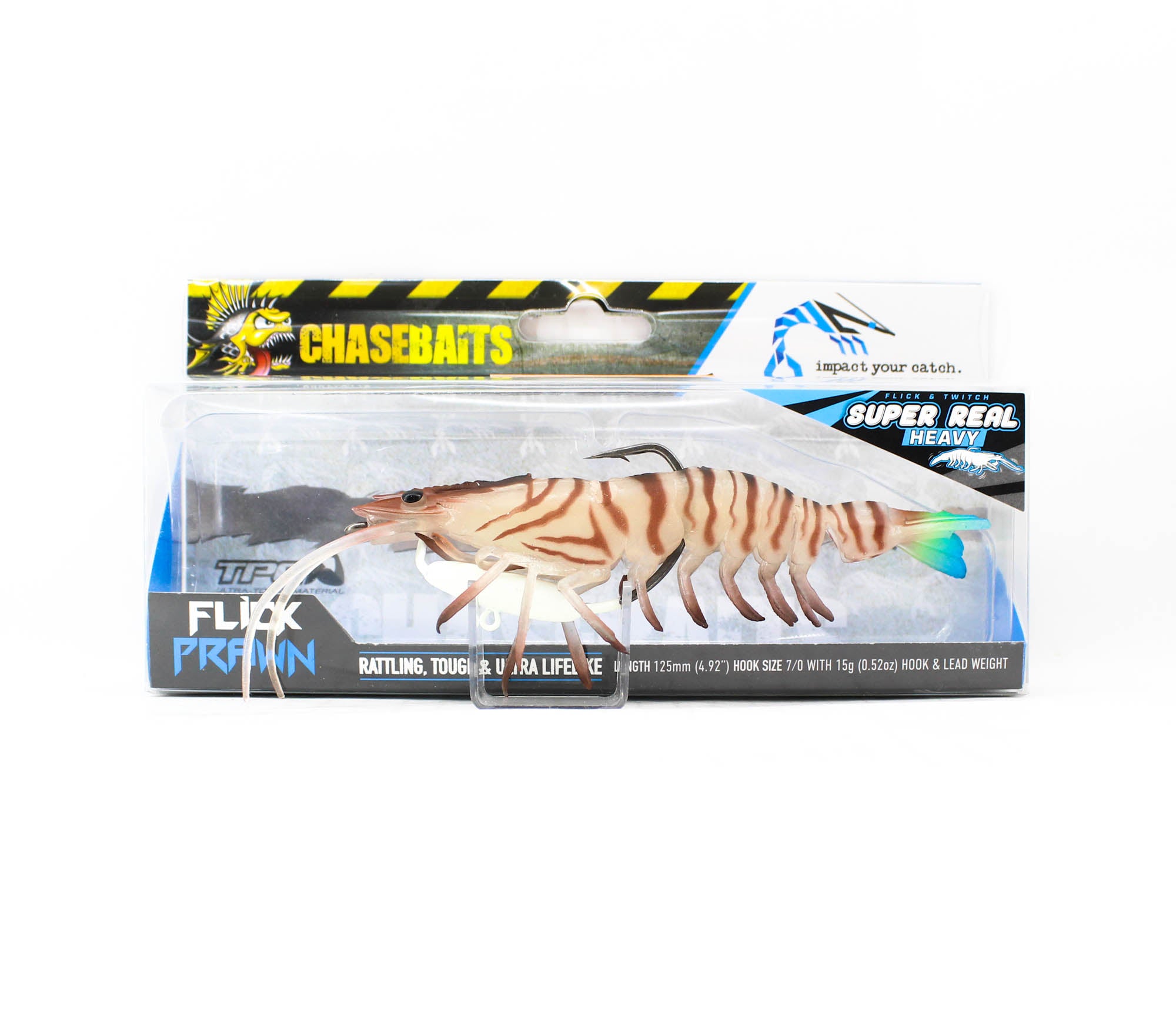 Chasebaits Flick Prawn Heavy 125 mm 15 grams Sinking Lure 02 (8442)