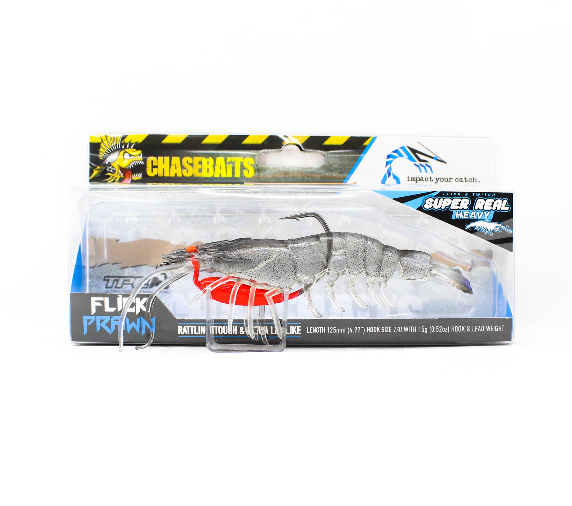 Chasebaits Flick Prawn Heavy 125 mm 15 grams Sinking Lure 06 (8473)