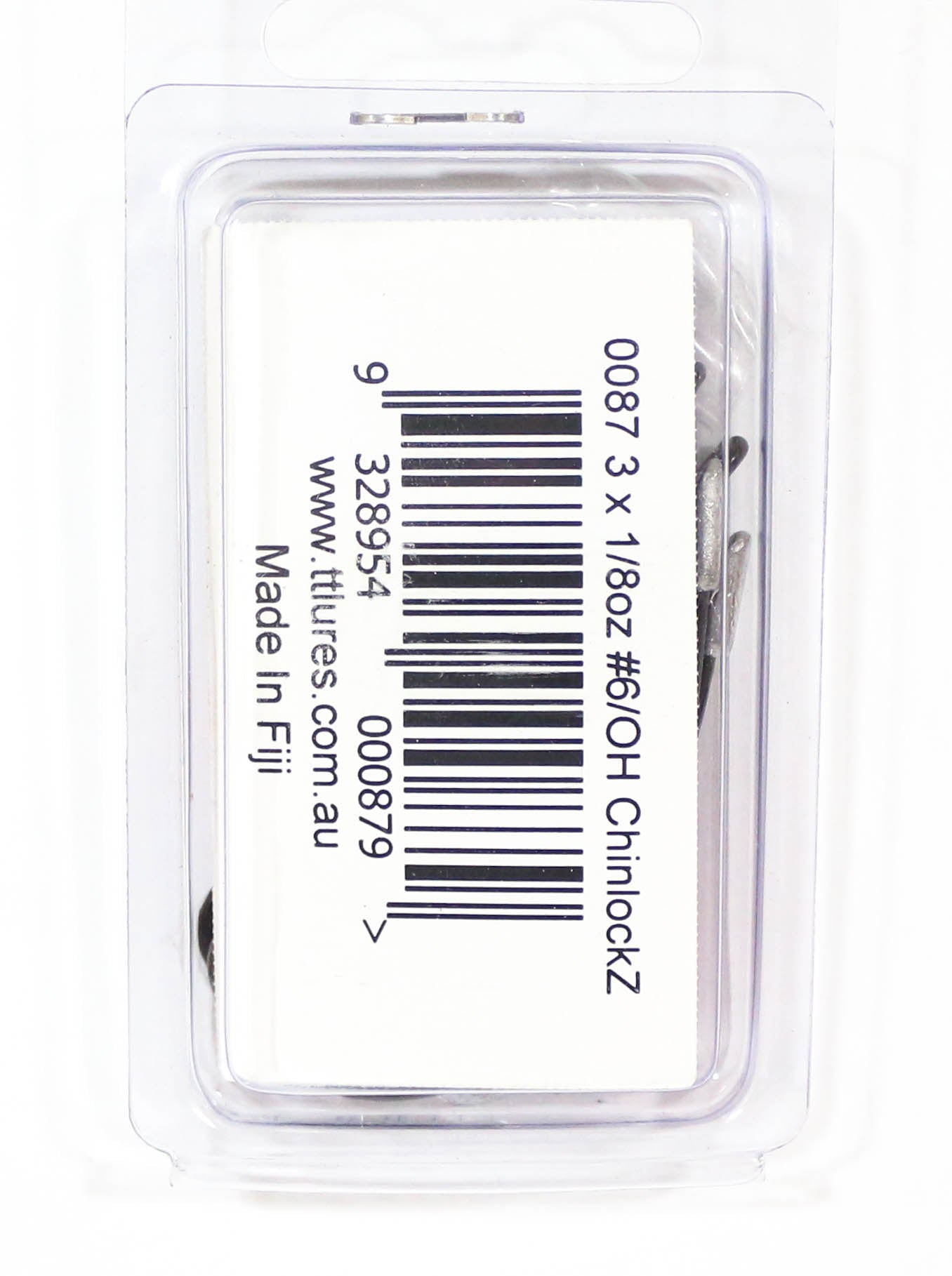 Tackle Tactics TT ChinlockZ SWS Weighted Worm Hook 1/8 oz 4/0 3/pack (0855)