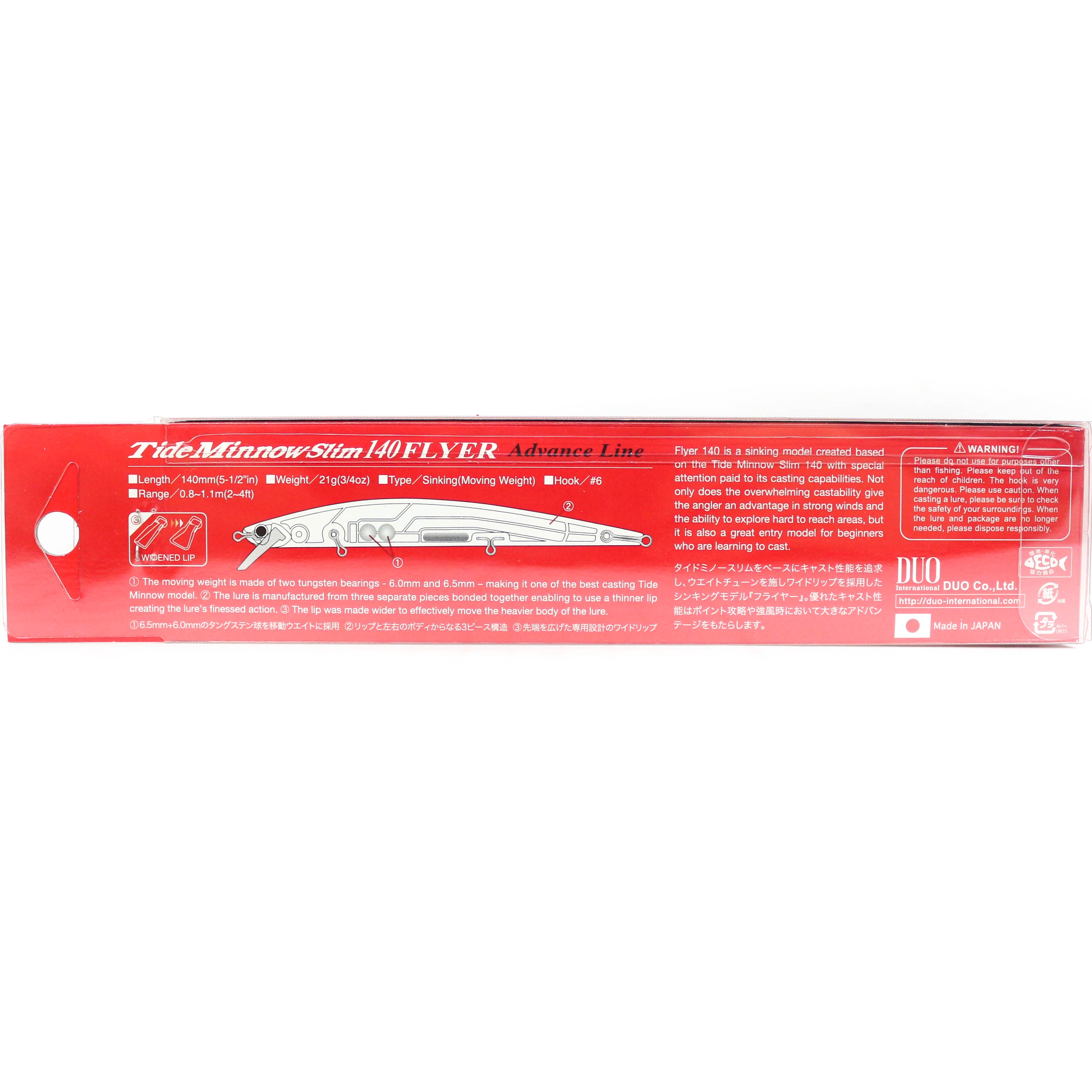 Duo Tide Minnow Flyer Slim 140 Sinking Lure DHA0405 (1174)