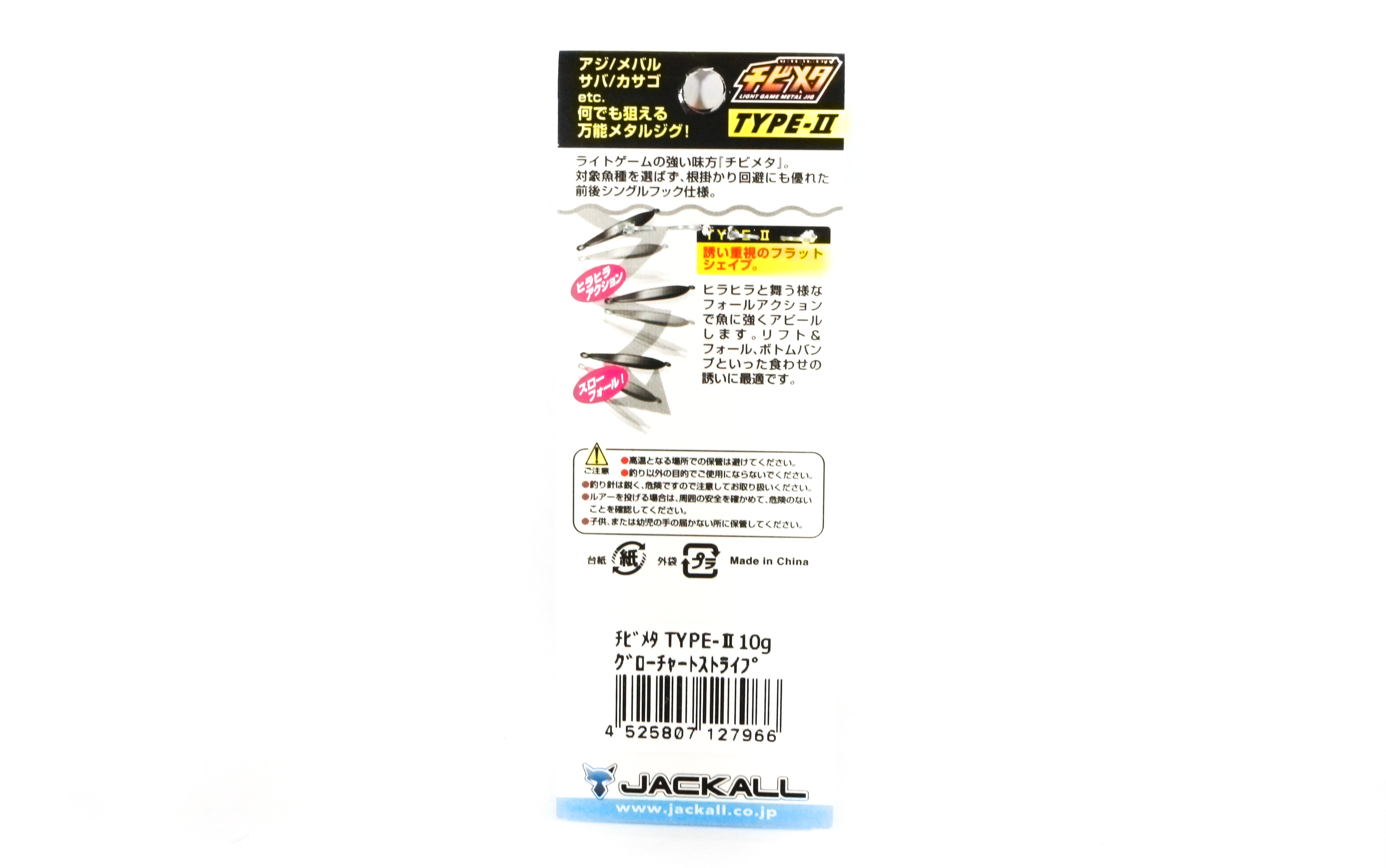 Jackall Metal Jig Chibi Metal Type II 3 grams Shirasu Silver (7706)