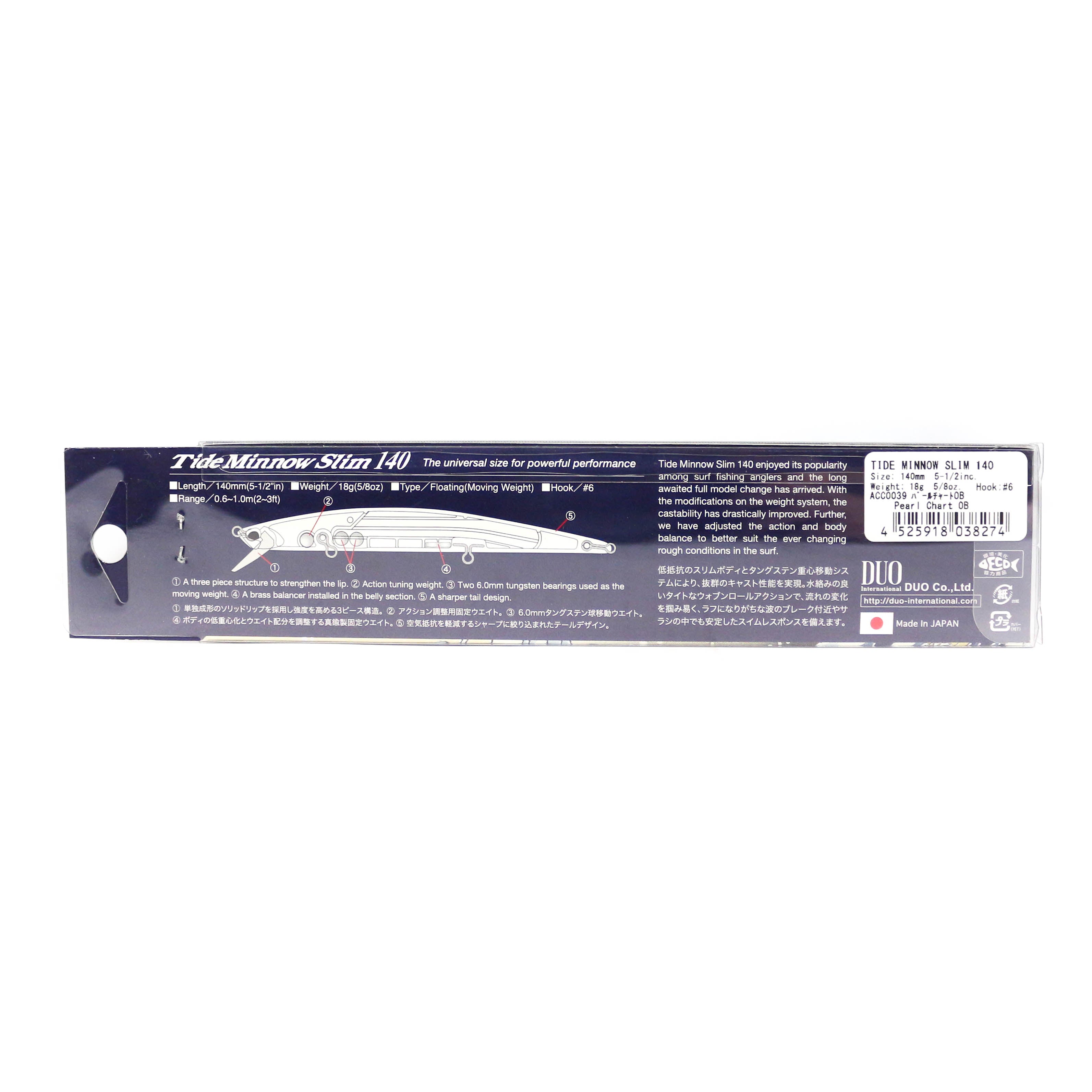 Duo Tide Minnow Slim 140 Floating Lure DHN0331 (9520)